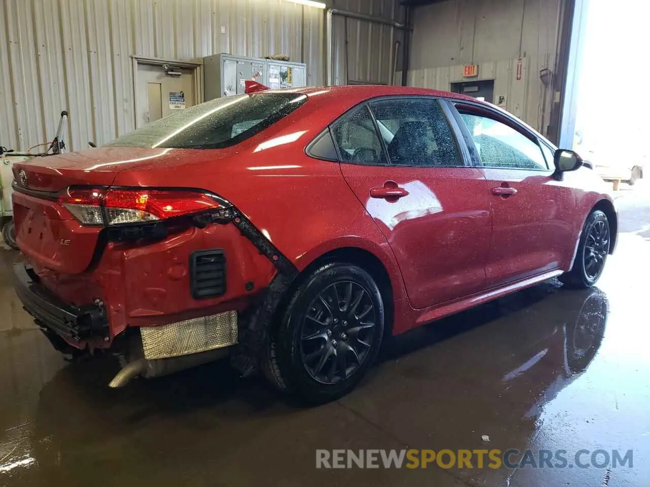 3 Photograph of a damaged car 5YFEPMAE9MP253624 TOYOTA COROLLA 2021