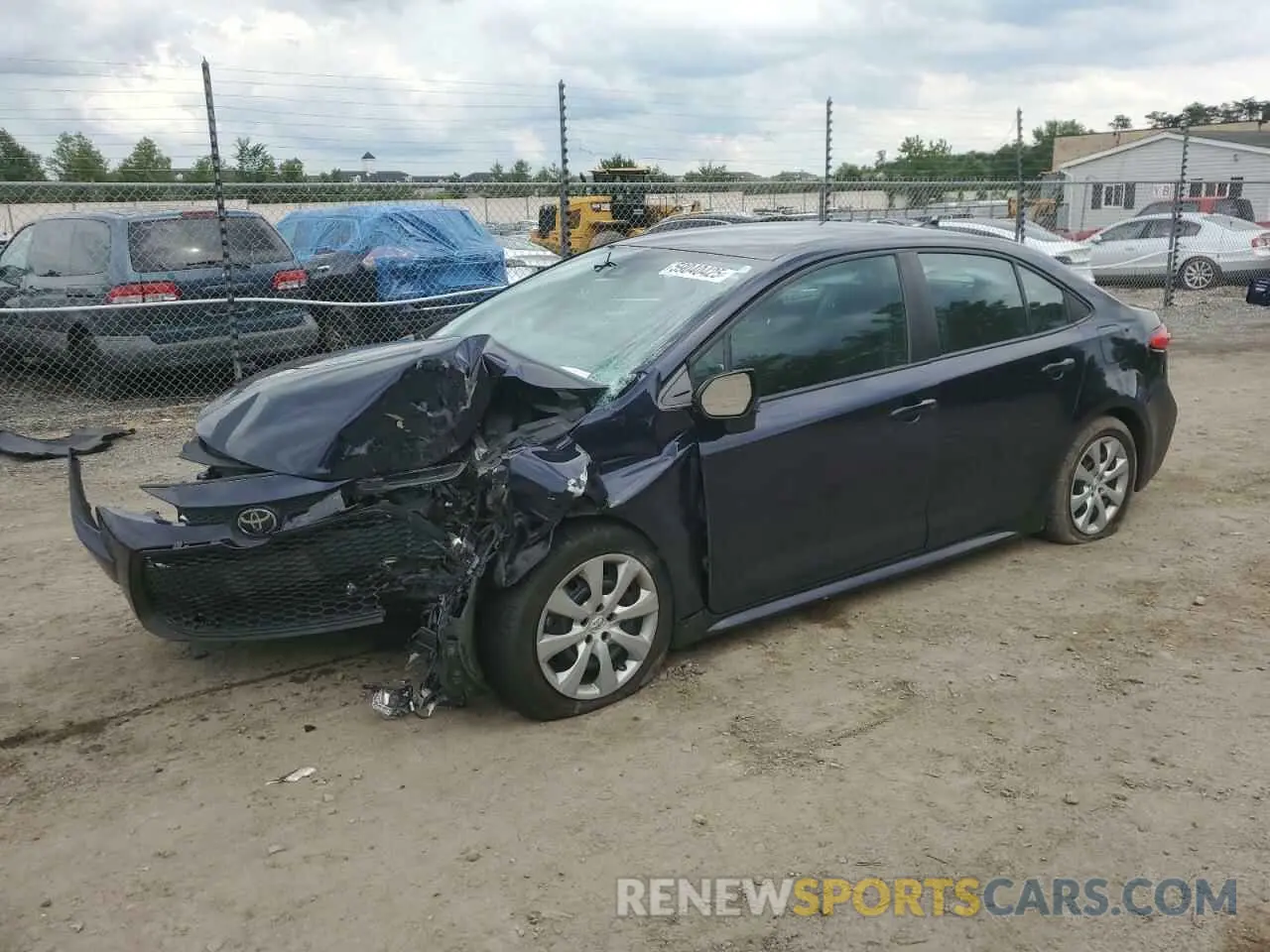 1 Photograph of a damaged car 5YFEPMAE9MP255714 TOYOTA COROLLA 2021