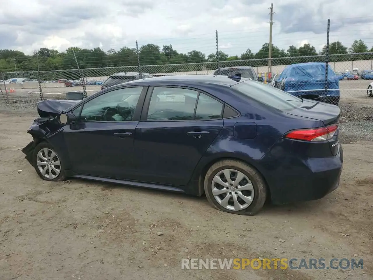 2 Photograph of a damaged car 5YFEPMAE9MP255714 TOYOTA COROLLA 2021