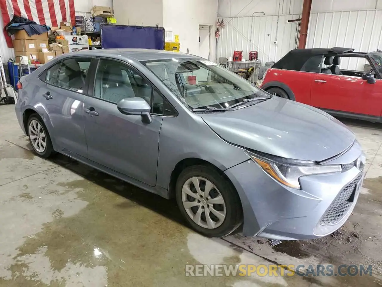 4 Photograph of a damaged car 5YFEPMAE9MP255938 TOYOTA COROLLA 2021