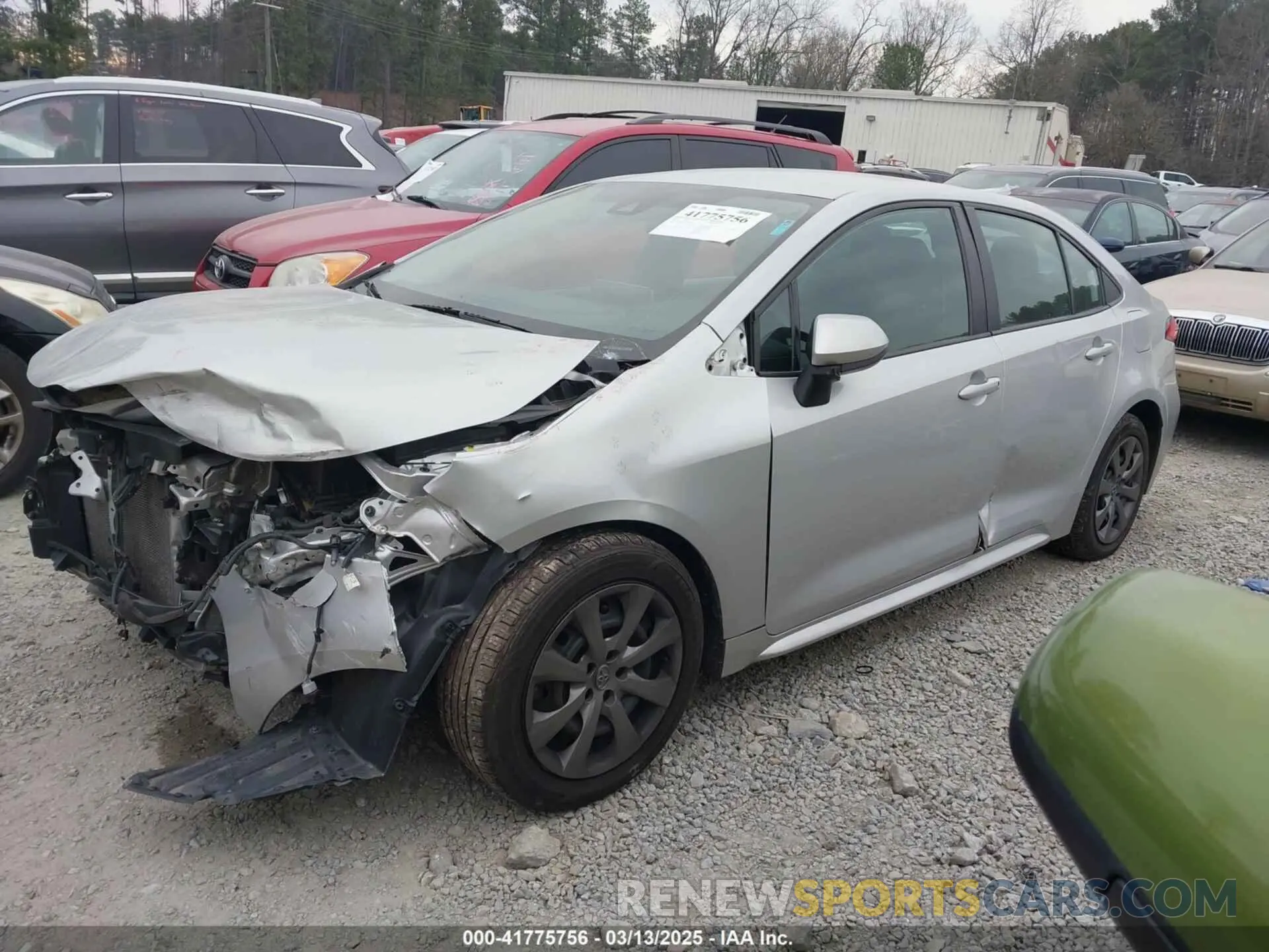 2 Photograph of a damaged car 5YFEPMAE9MP258421 TOYOTA COROLLA 2021