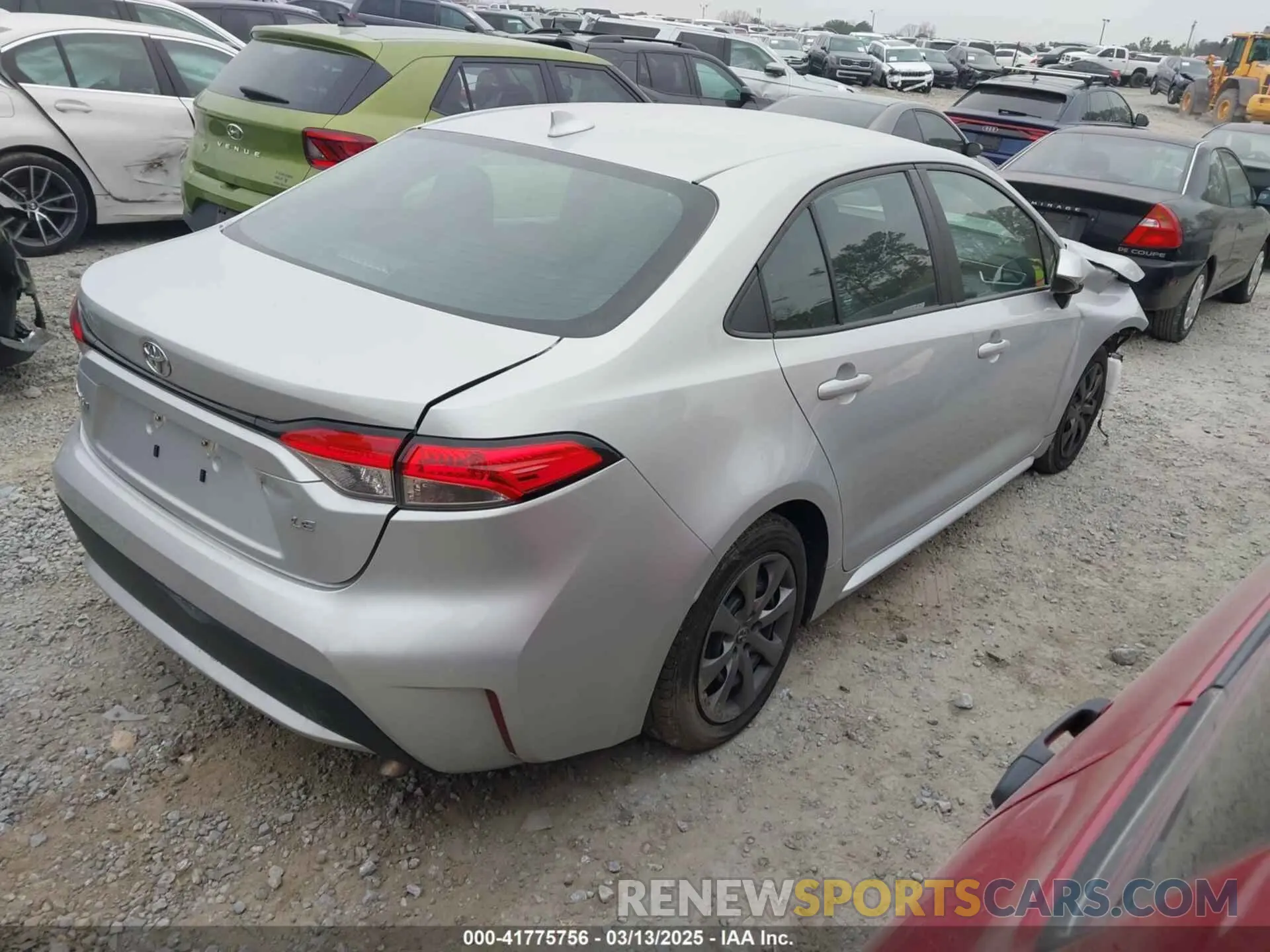 4 Photograph of a damaged car 5YFEPMAE9MP258421 TOYOTA COROLLA 2021