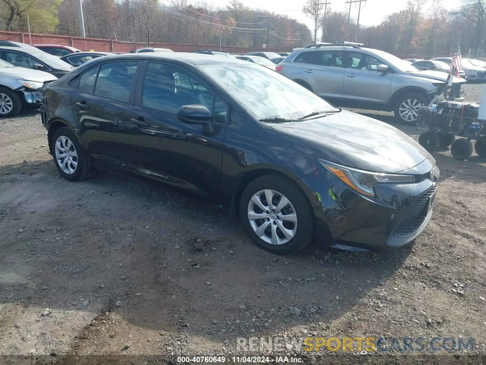 1 Photograph of a damaged car 5YFEPMAE9MP262503 TOYOTA COROLLA 2021