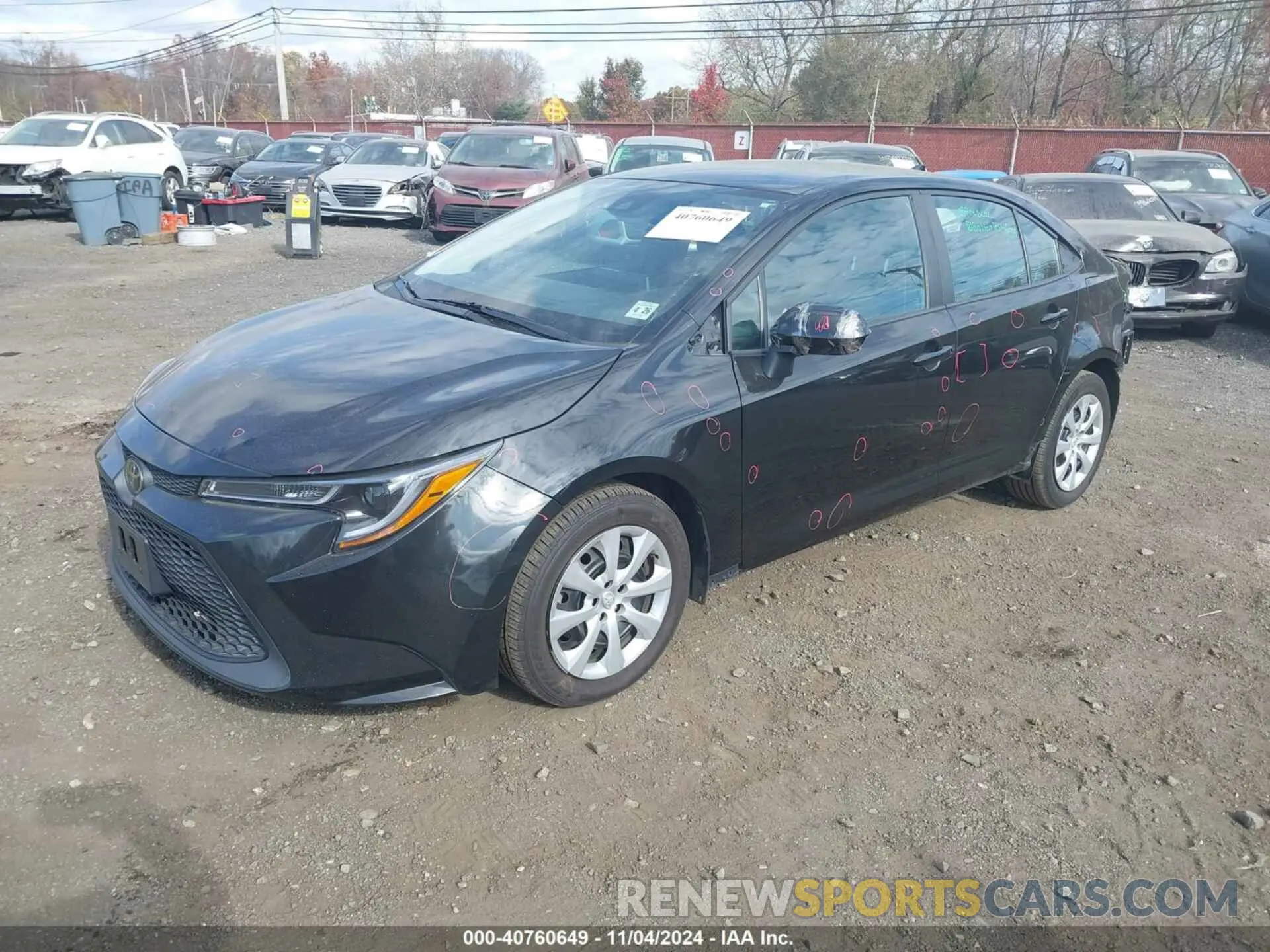 2 Photograph of a damaged car 5YFEPMAE9MP262503 TOYOTA COROLLA 2021