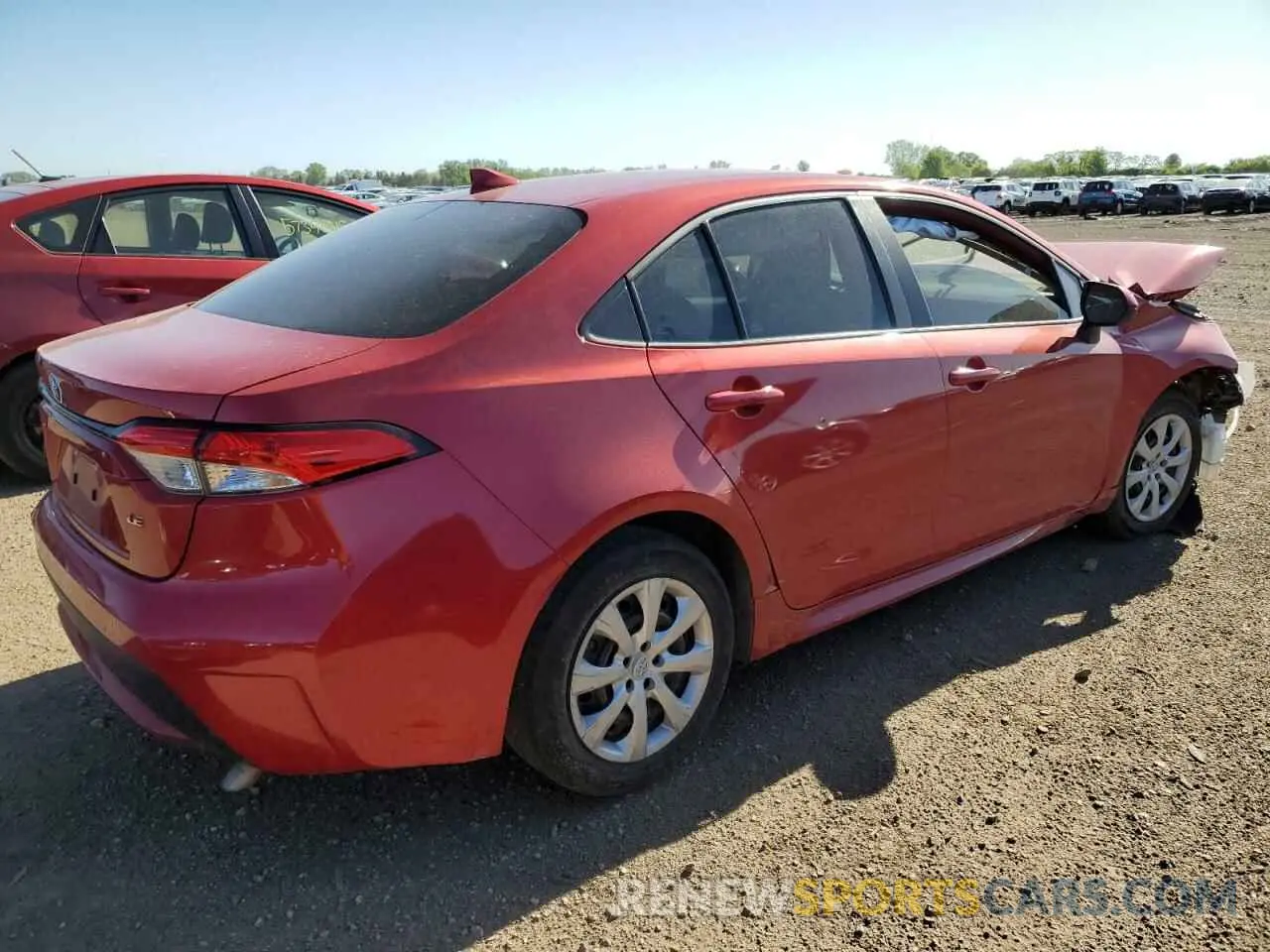 3 Photograph of a damaged car 5YFEPMAE9MP262601 TOYOTA COROLLA 2021