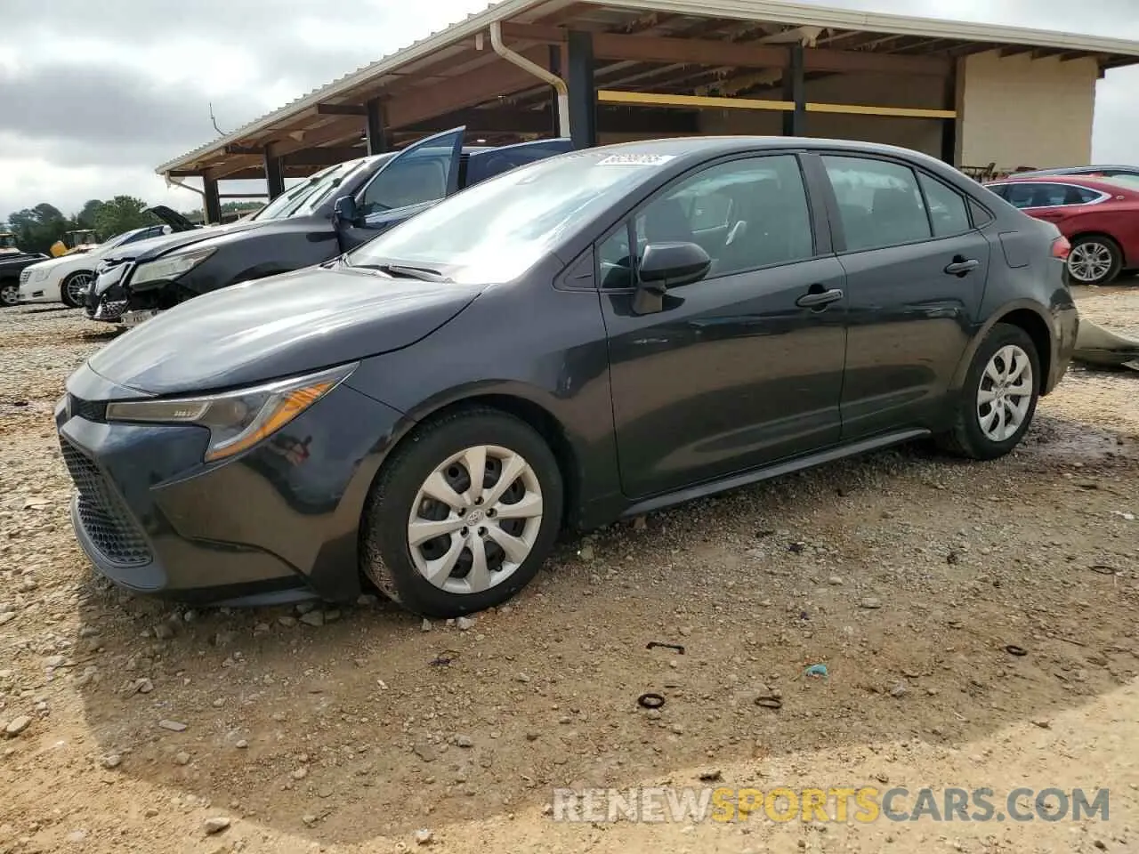1 Photograph of a damaged car 5YFEPMAE9MP267040 TOYOTA COROLLA 2021