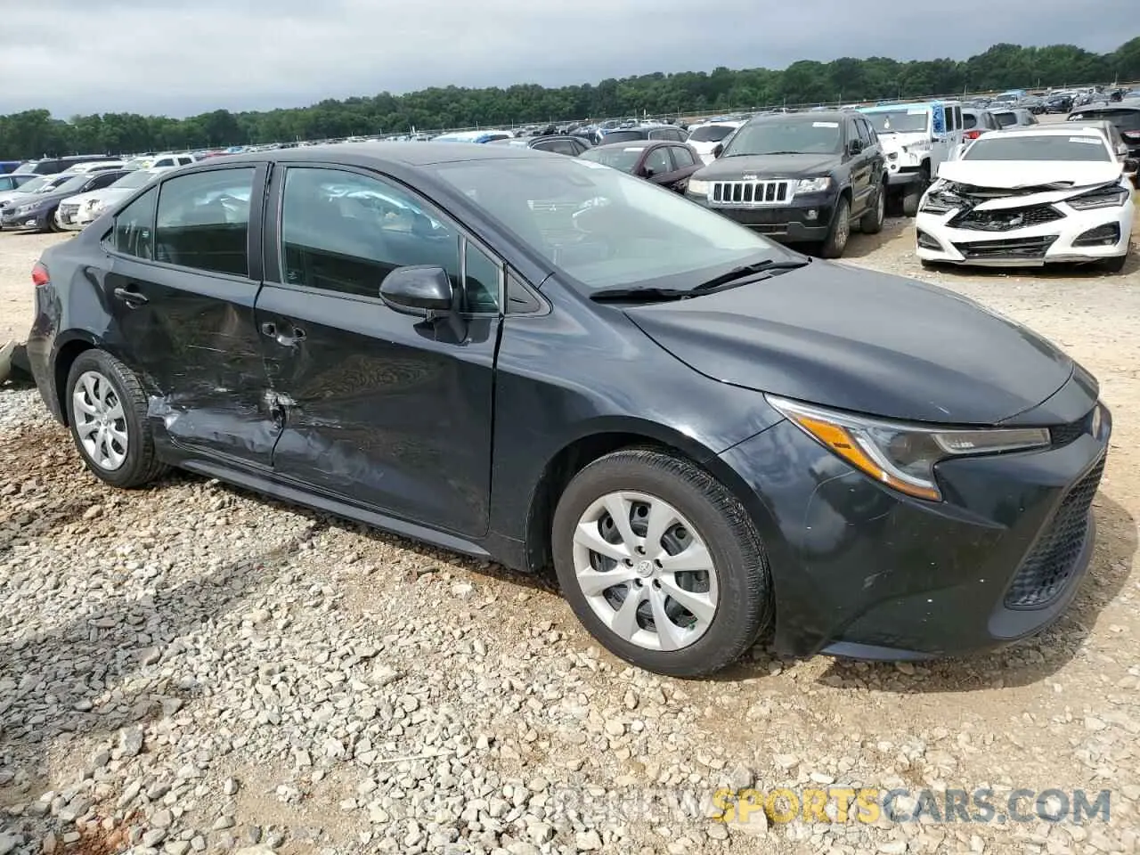 4 Photograph of a damaged car 5YFEPMAE9MP267040 TOYOTA COROLLA 2021