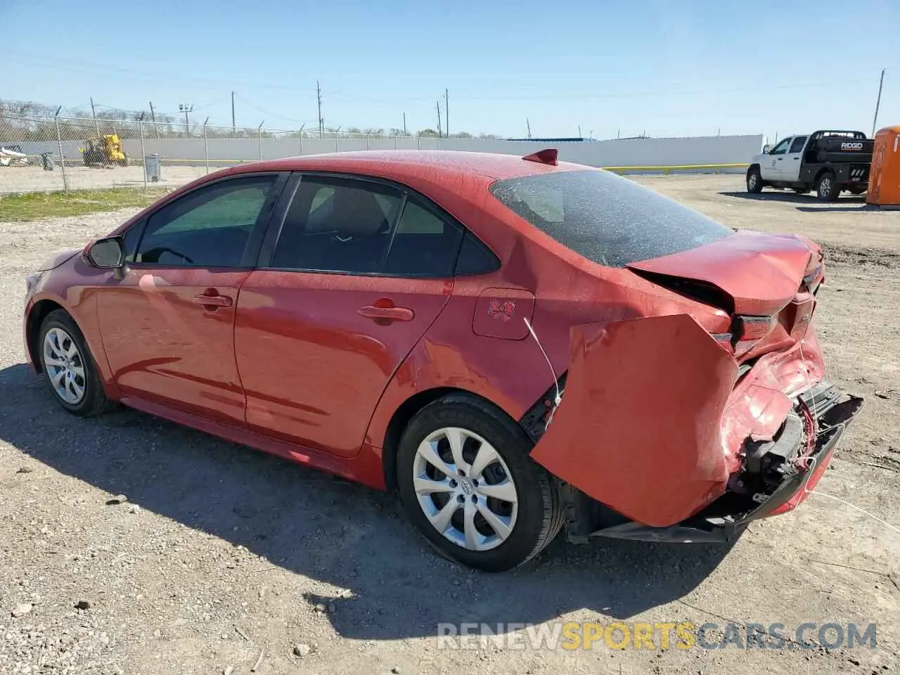 2 Photograph of a damaged car 5YFEPMAE9MP268706 TOYOTA COROLLA 2021