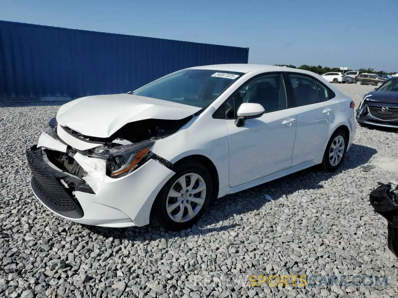 1 Photograph of a damaged car 5YFEPMAEXMP148199 TOYOTA COROLLA 2021