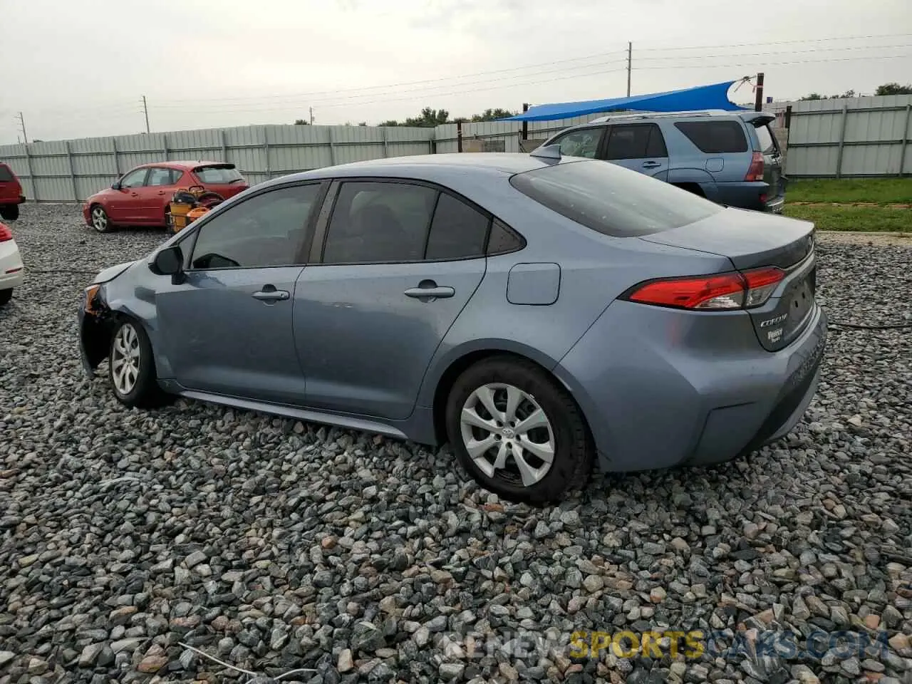 2 Photograph of a damaged car 5YFEPMAEXMP155511 TOYOTA COROLLA 2021