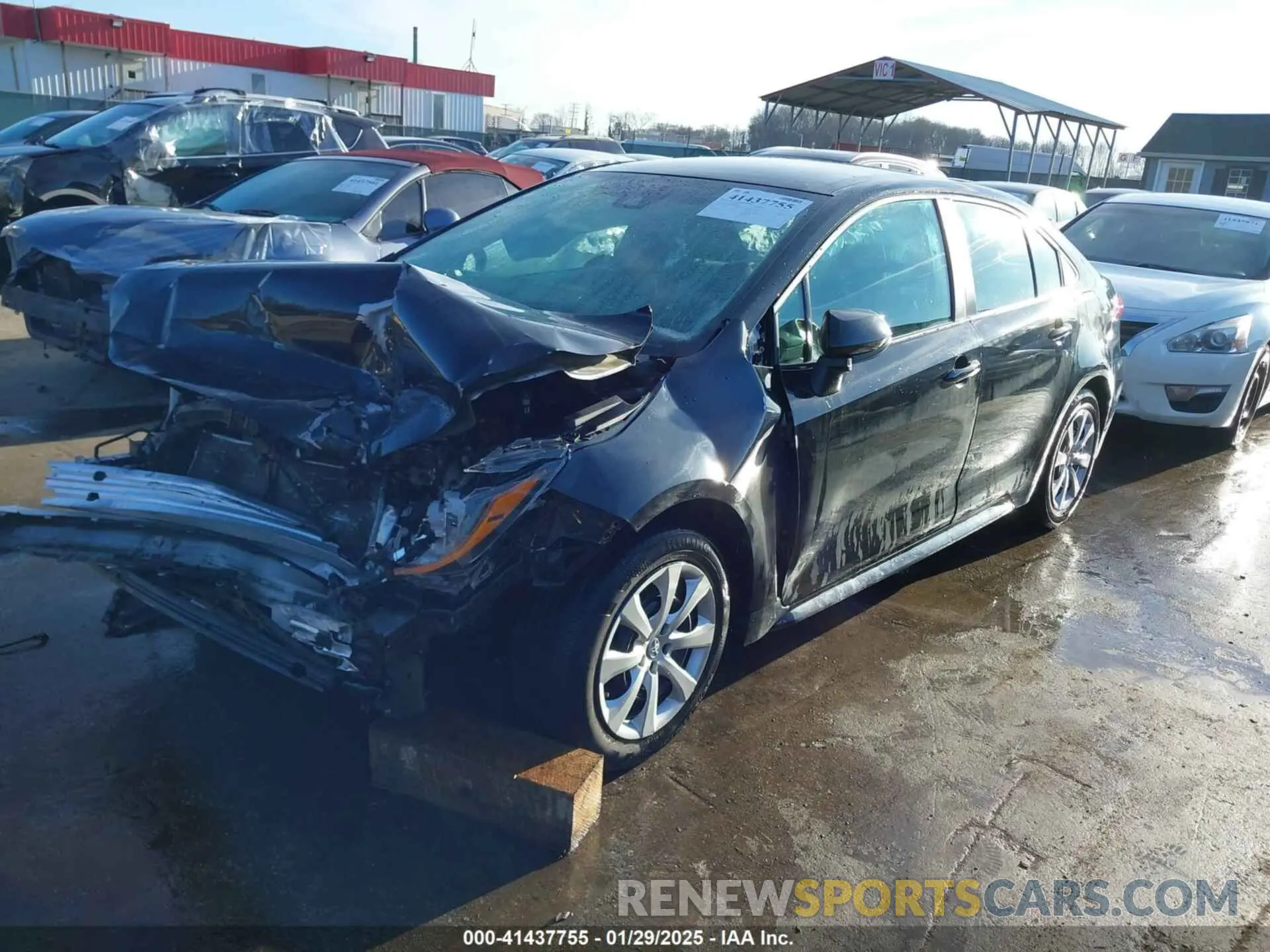 2 Photograph of a damaged car 5YFEPMAEXMP160398 TOYOTA COROLLA 2021