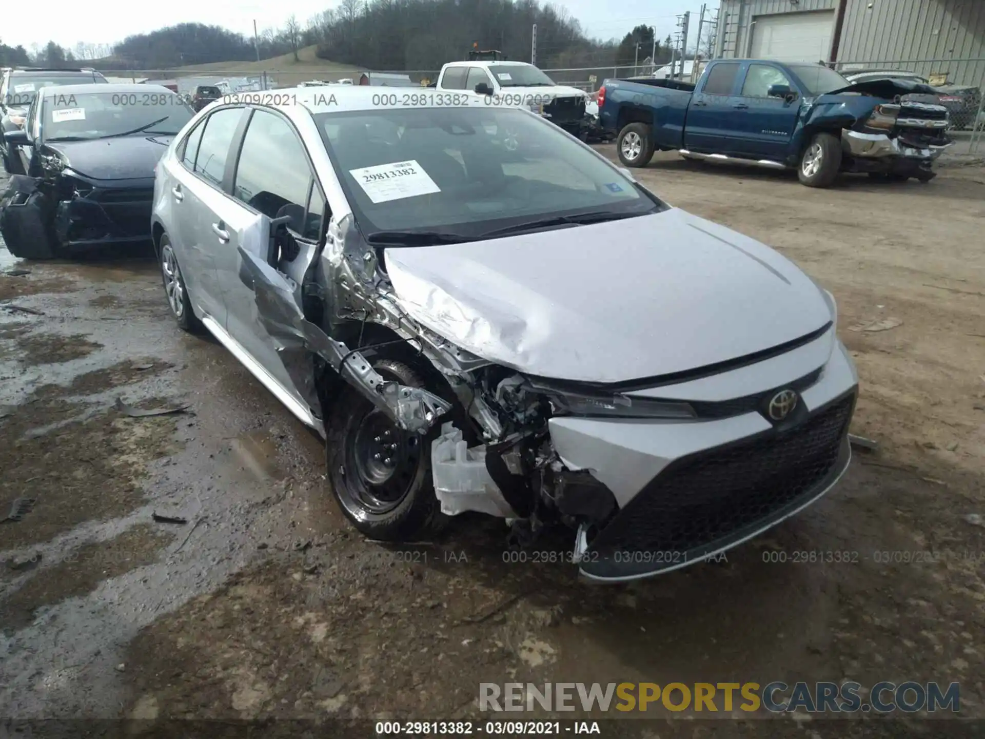 1 Photograph of a damaged car 5YFEPMAEXMP168615 TOYOTA COROLLA 2021