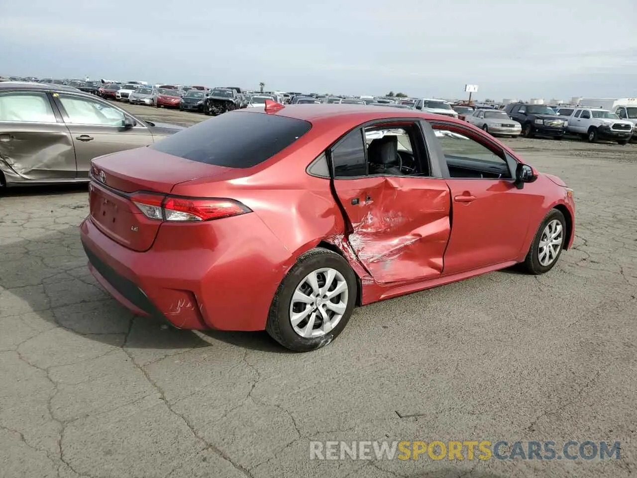 3 Photograph of a damaged car 5YFEPMAEXMP169425 TOYOTA COROLLA 2021