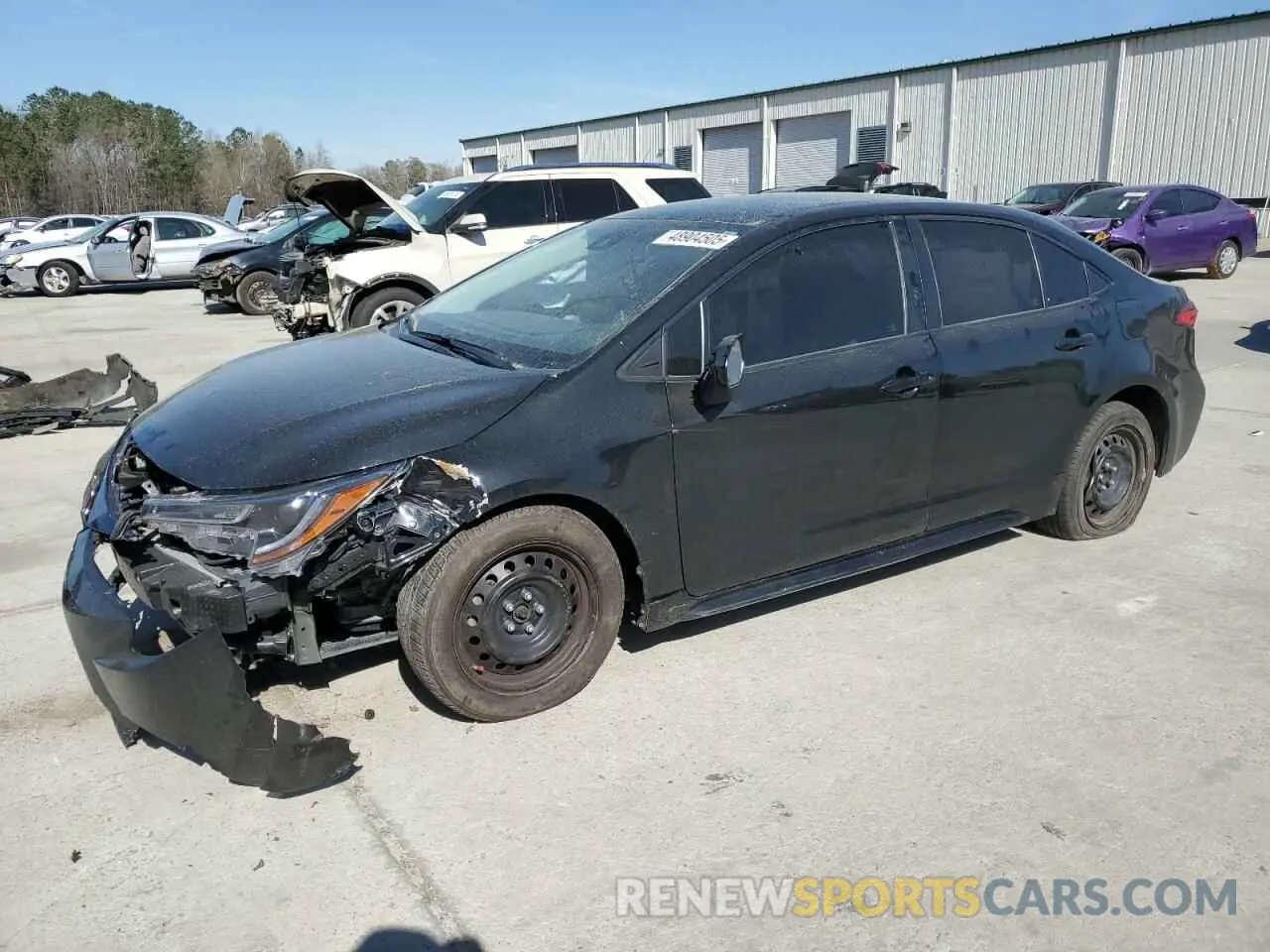 1 Photograph of a damaged car 5YFEPMAEXMP173880 TOYOTA COROLLA 2021