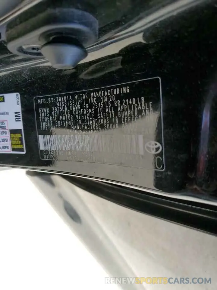 14 Photograph of a damaged car 5YFEPMAEXMP173880 TOYOTA COROLLA 2021
