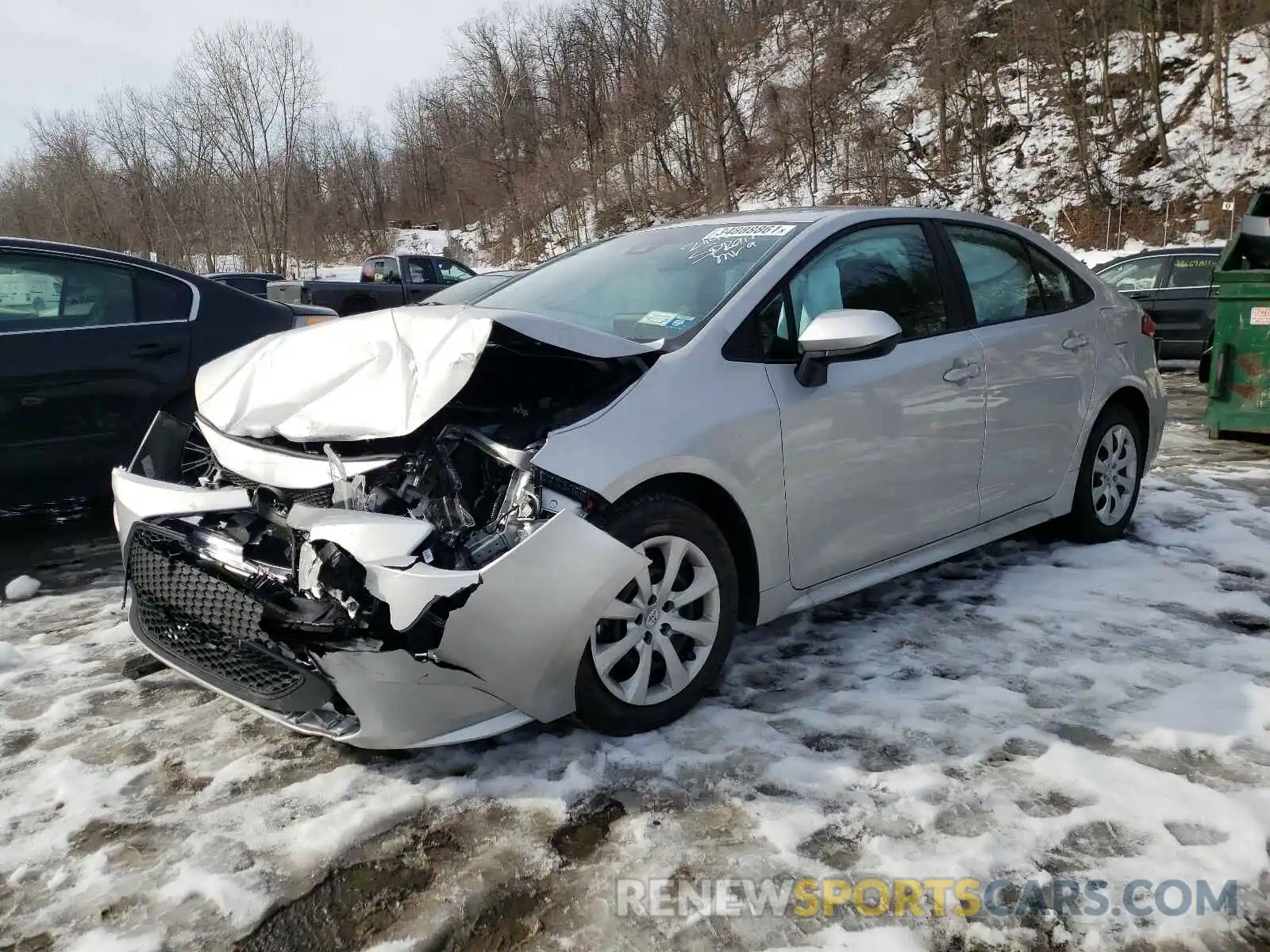 2 Photograph of a damaged car 5YFEPMAEXMP174673 TOYOTA COROLLA 2021