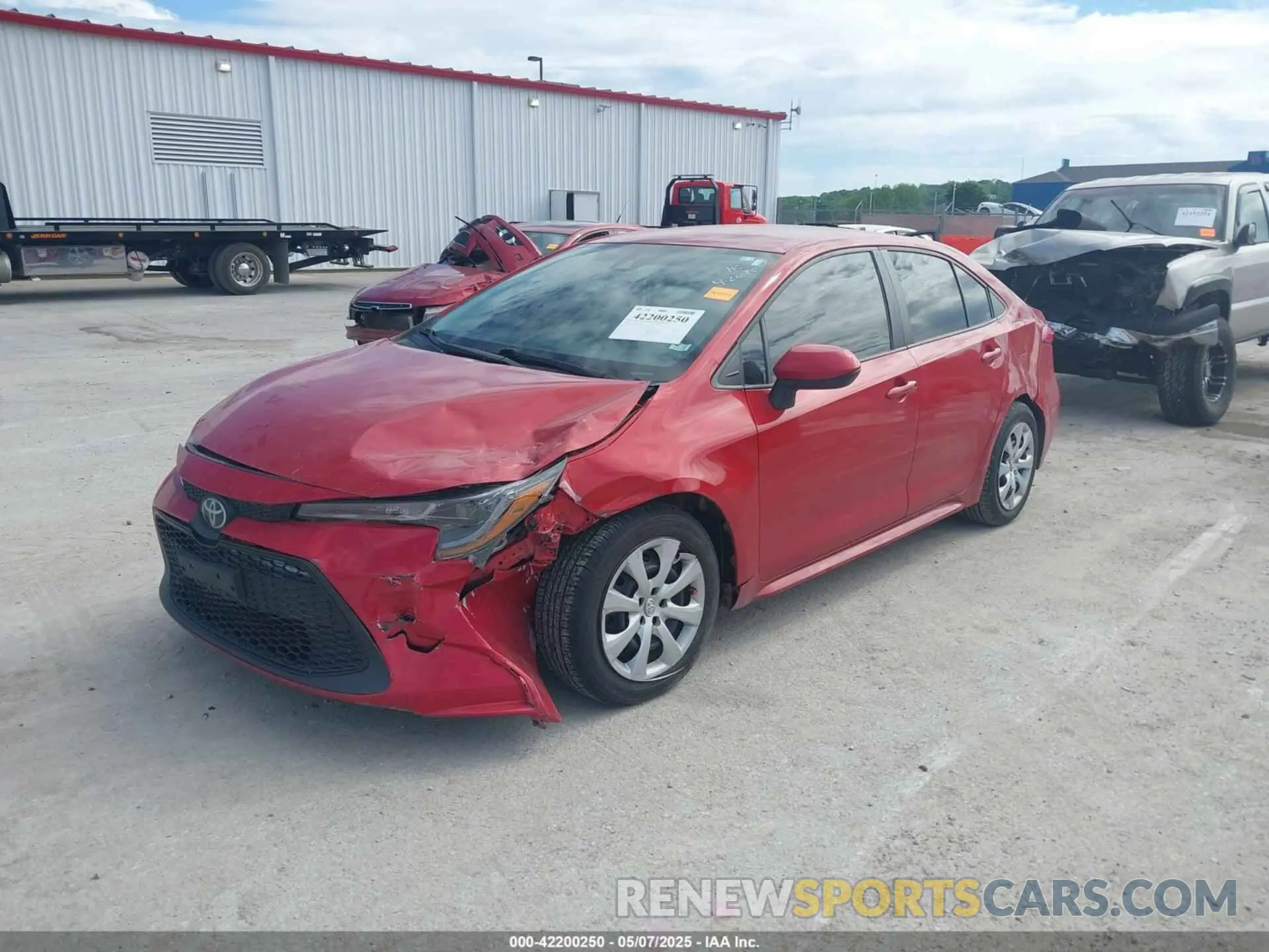 2 Photograph of a damaged car 5YFEPMAEXMP180425 TOYOTA COROLLA 2021
