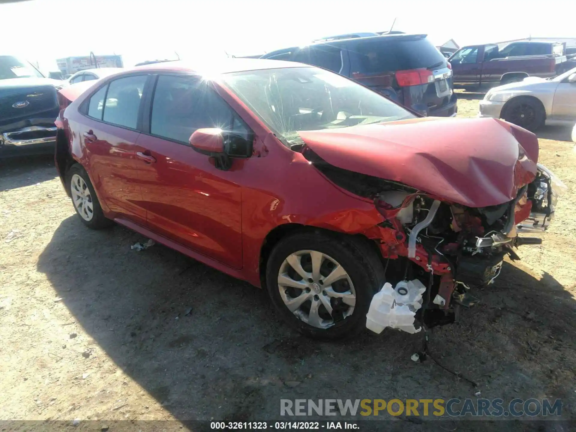 1 Photograph of a damaged car 5YFEPMAEXMP192963 TOYOTA COROLLA 2021