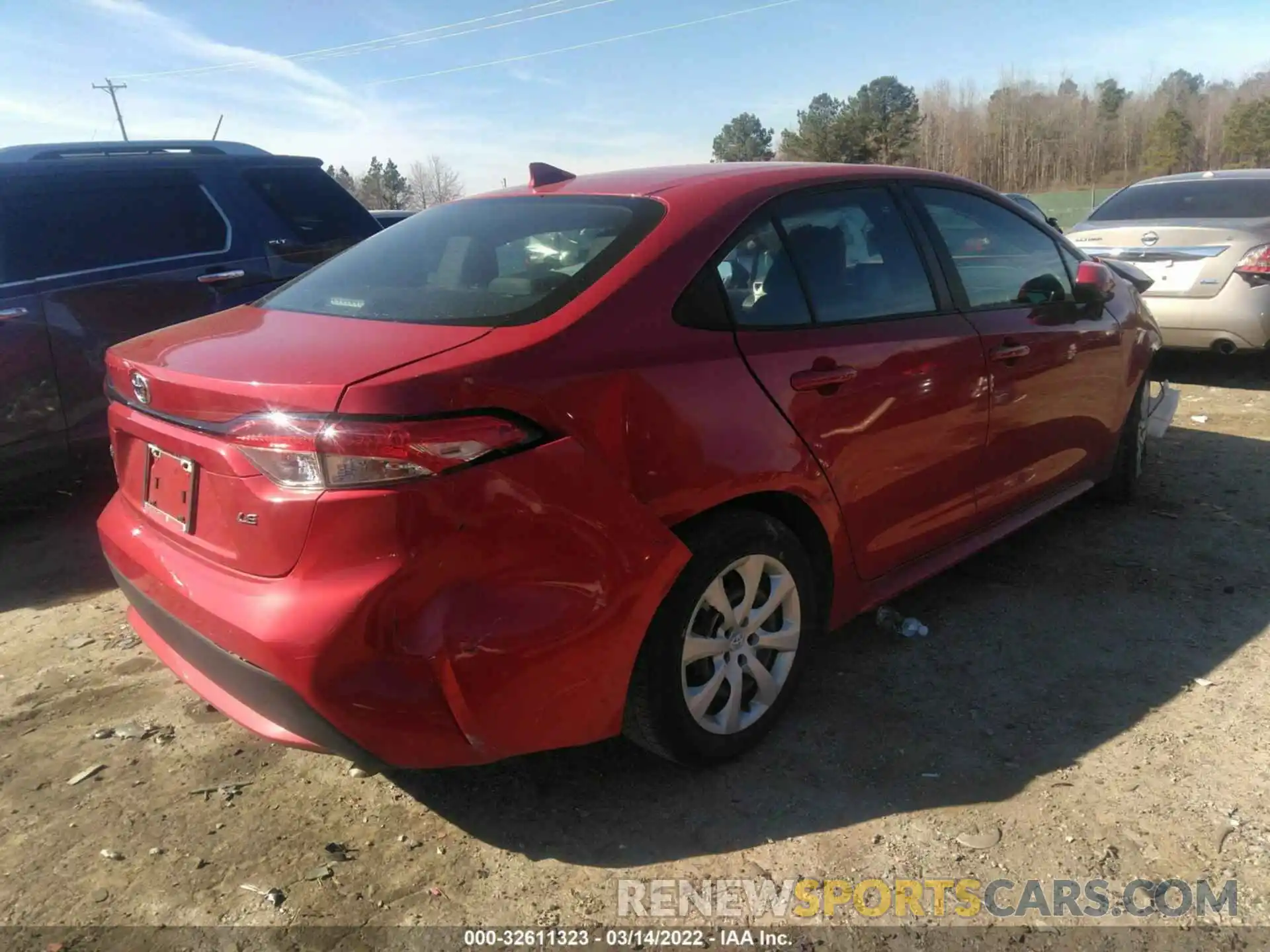 4 Photograph of a damaged car 5YFEPMAEXMP192963 TOYOTA COROLLA 2021