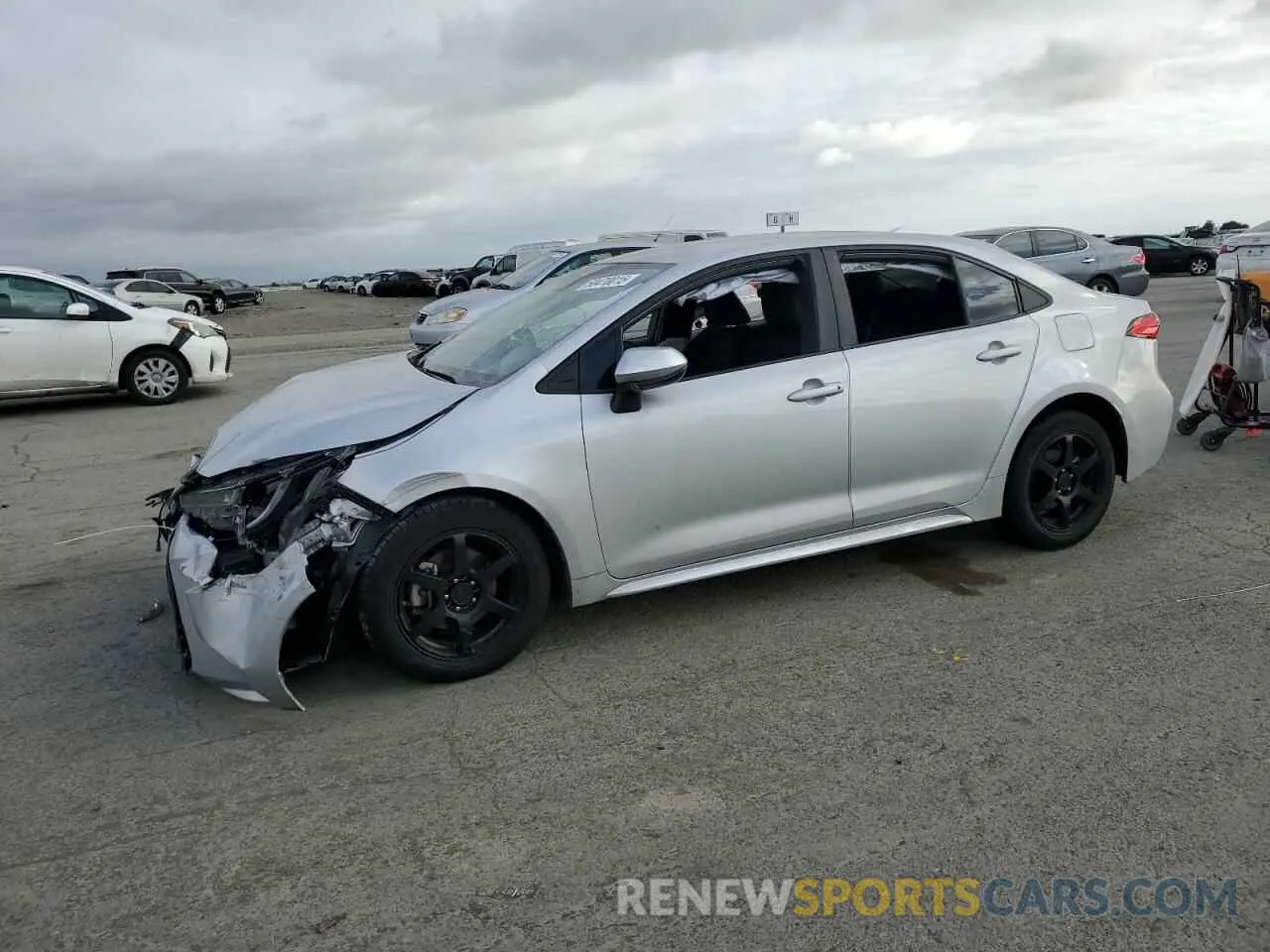 1 Photograph of a damaged car 5YFEPMAEXMP193451 TOYOTA COROLLA 2021