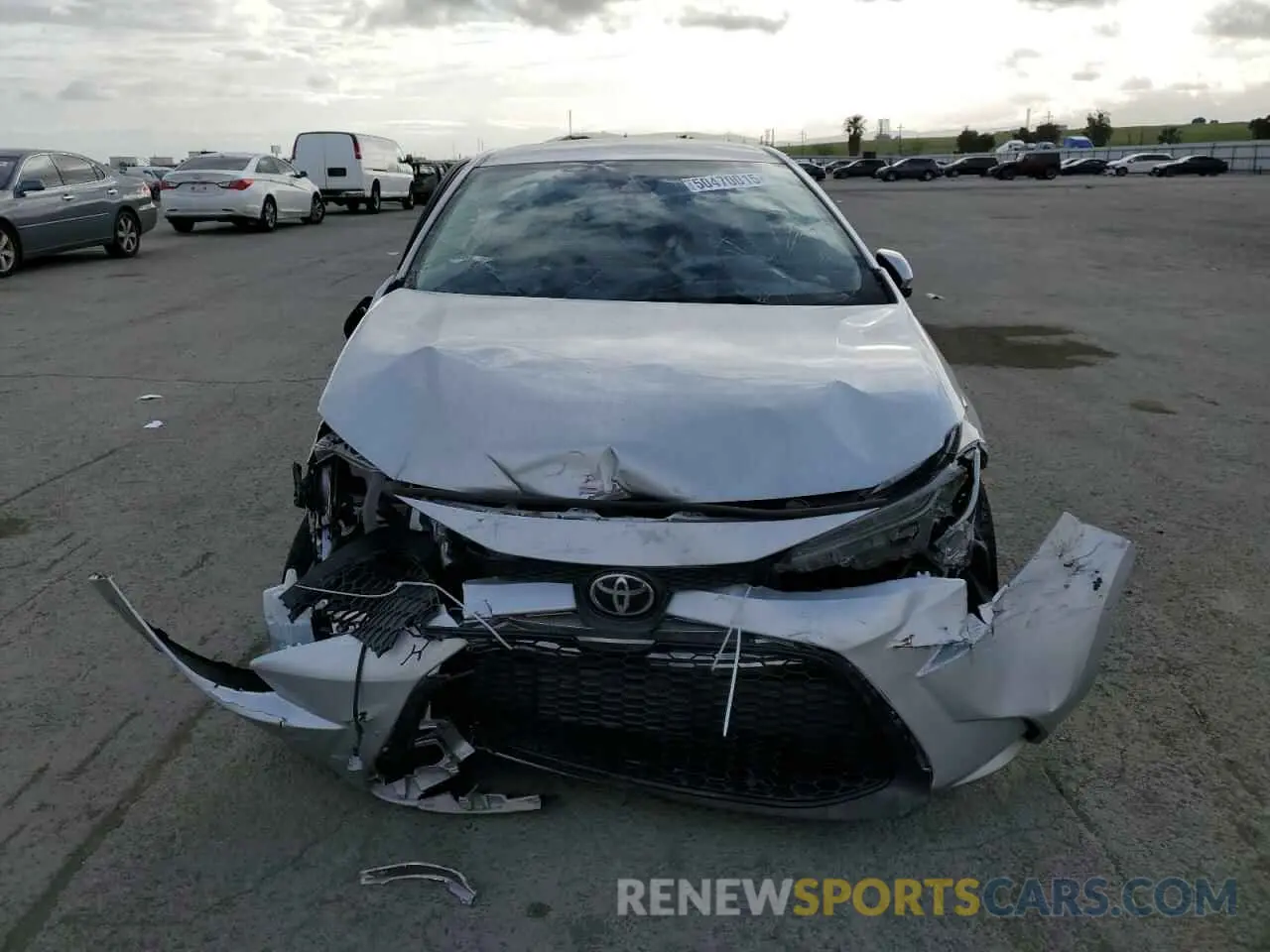 5 Photograph of a damaged car 5YFEPMAEXMP193451 TOYOTA COROLLA 2021