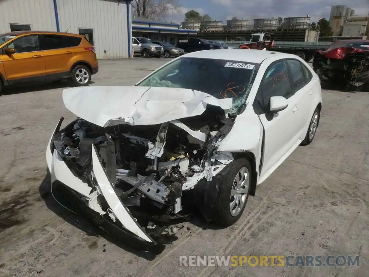 2 Photograph of a damaged car 5YFEPMAEXMP197533 TOYOTA COROLLA 2021