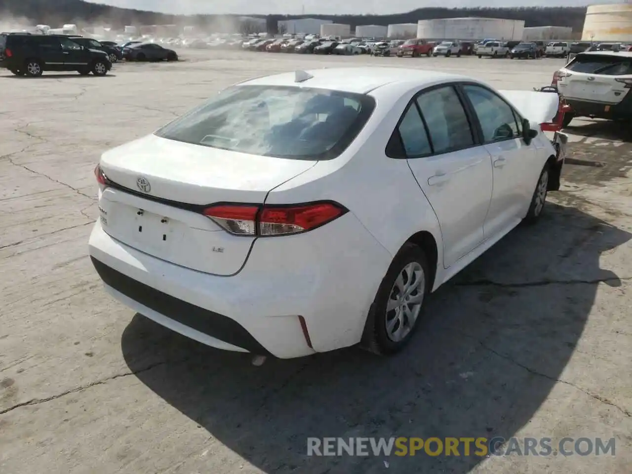 4 Photograph of a damaged car 5YFEPMAEXMP197533 TOYOTA COROLLA 2021