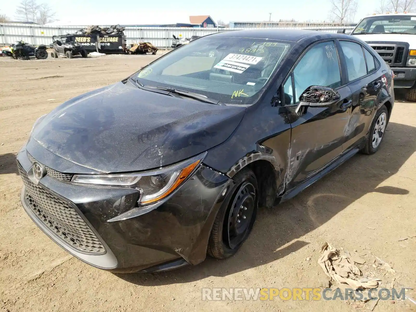 2 Photograph of a damaged car 5YFEPMAEXMP198813 TOYOTA COROLLA 2021