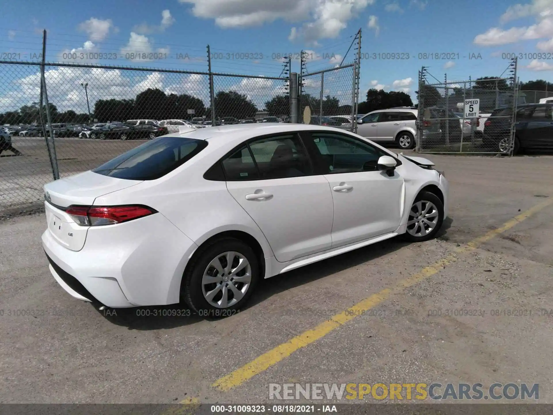 4 Photograph of a damaged car 5YFEPMAEXMP206974 TOYOTA COROLLA 2021