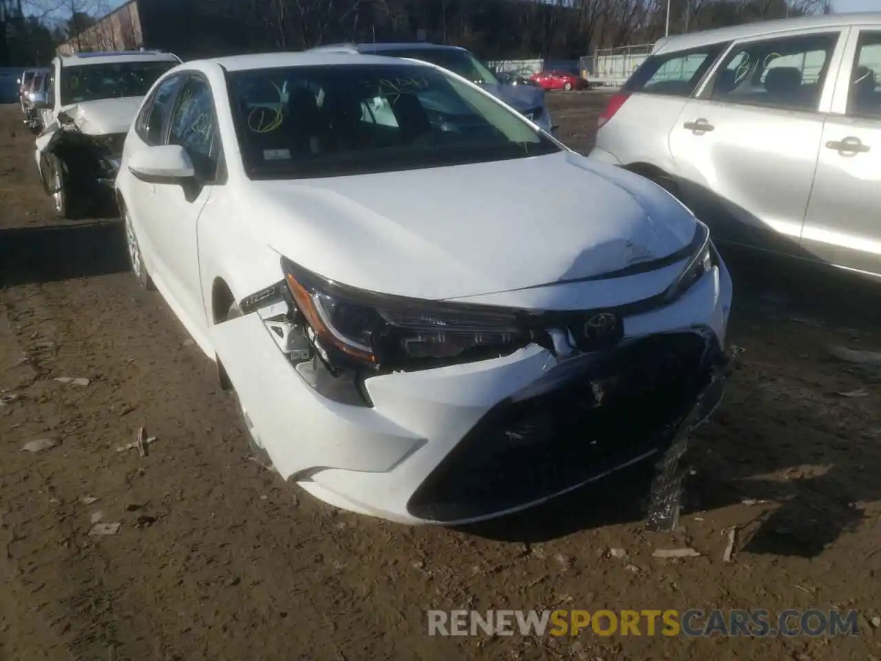 1 Photograph of a damaged car 5YFEPMAEXMP207820 TOYOTA COROLLA 2021