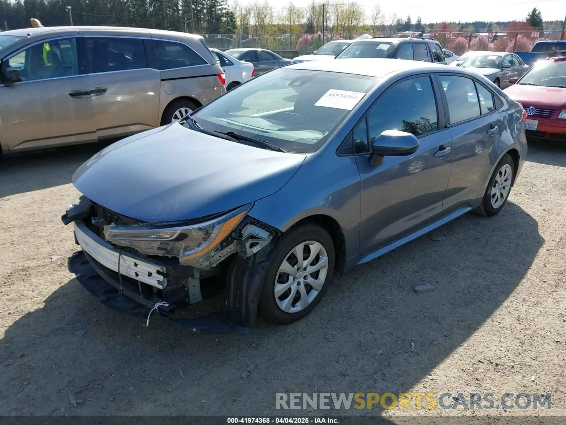2 Photograph of a damaged car 5YFEPMAEXMP208370 TOYOTA COROLLA 2021