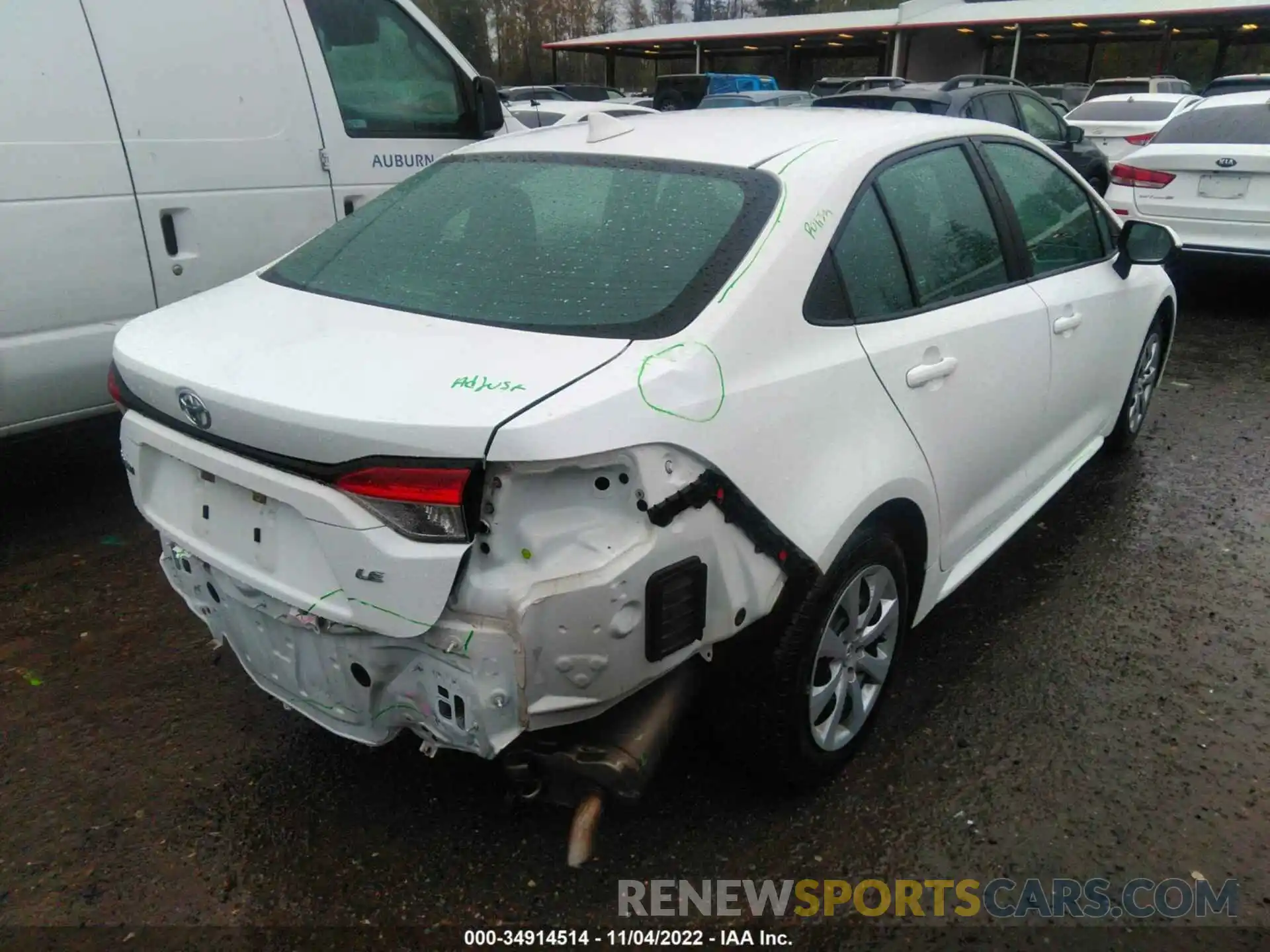 4 Photograph of a damaged car 5YFEPMAEXMP211530 TOYOTA COROLLA 2021