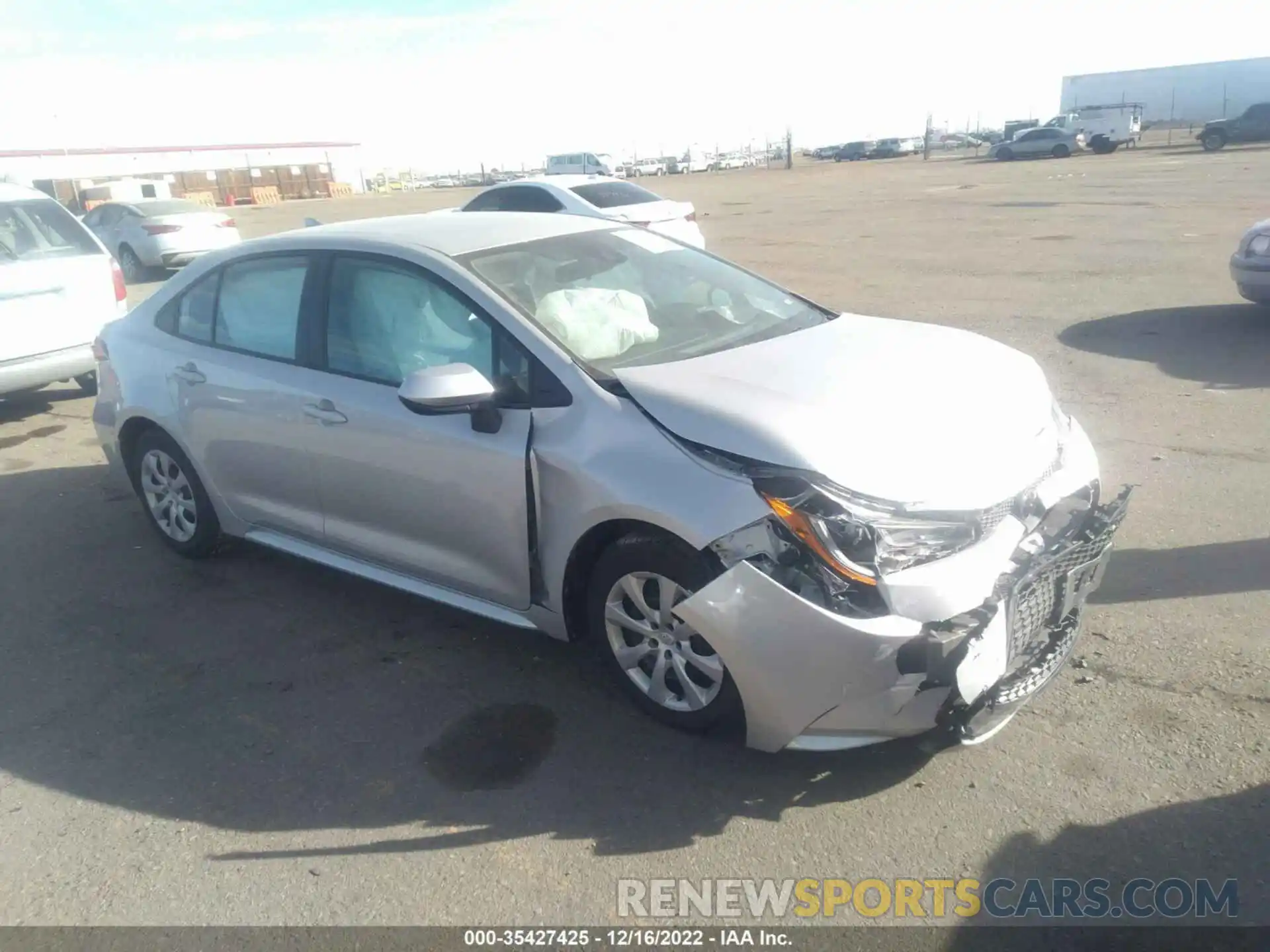 1 Photograph of a damaged car 5YFEPMAEXMP211561 TOYOTA COROLLA 2021