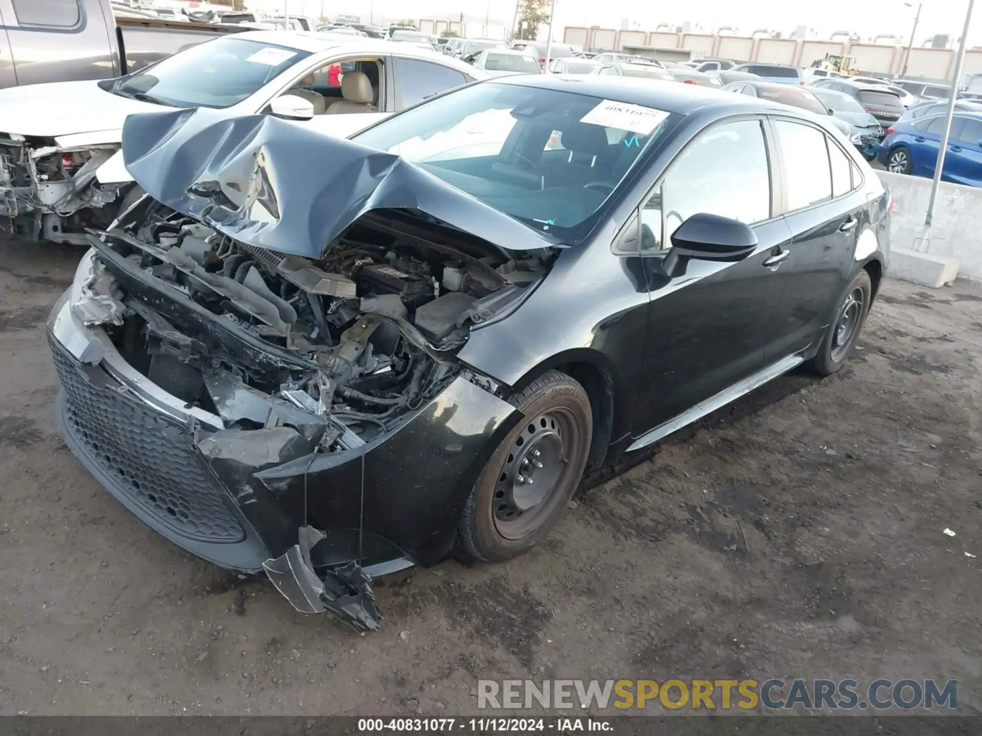 2 Photograph of a damaged car 5YFEPMAEXMP211673 TOYOTA COROLLA 2021