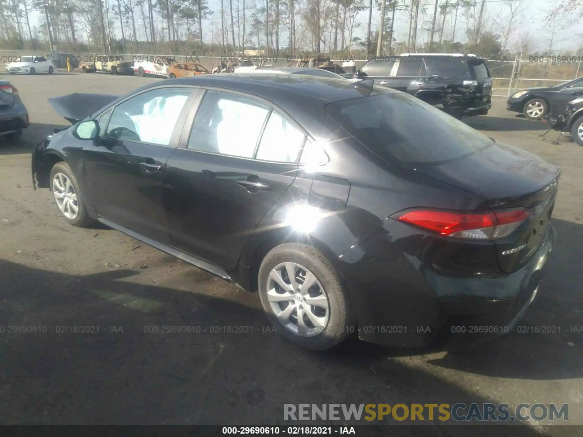 3 Photograph of a damaged car 5YFEPMAEXMP211950 TOYOTA COROLLA 2021