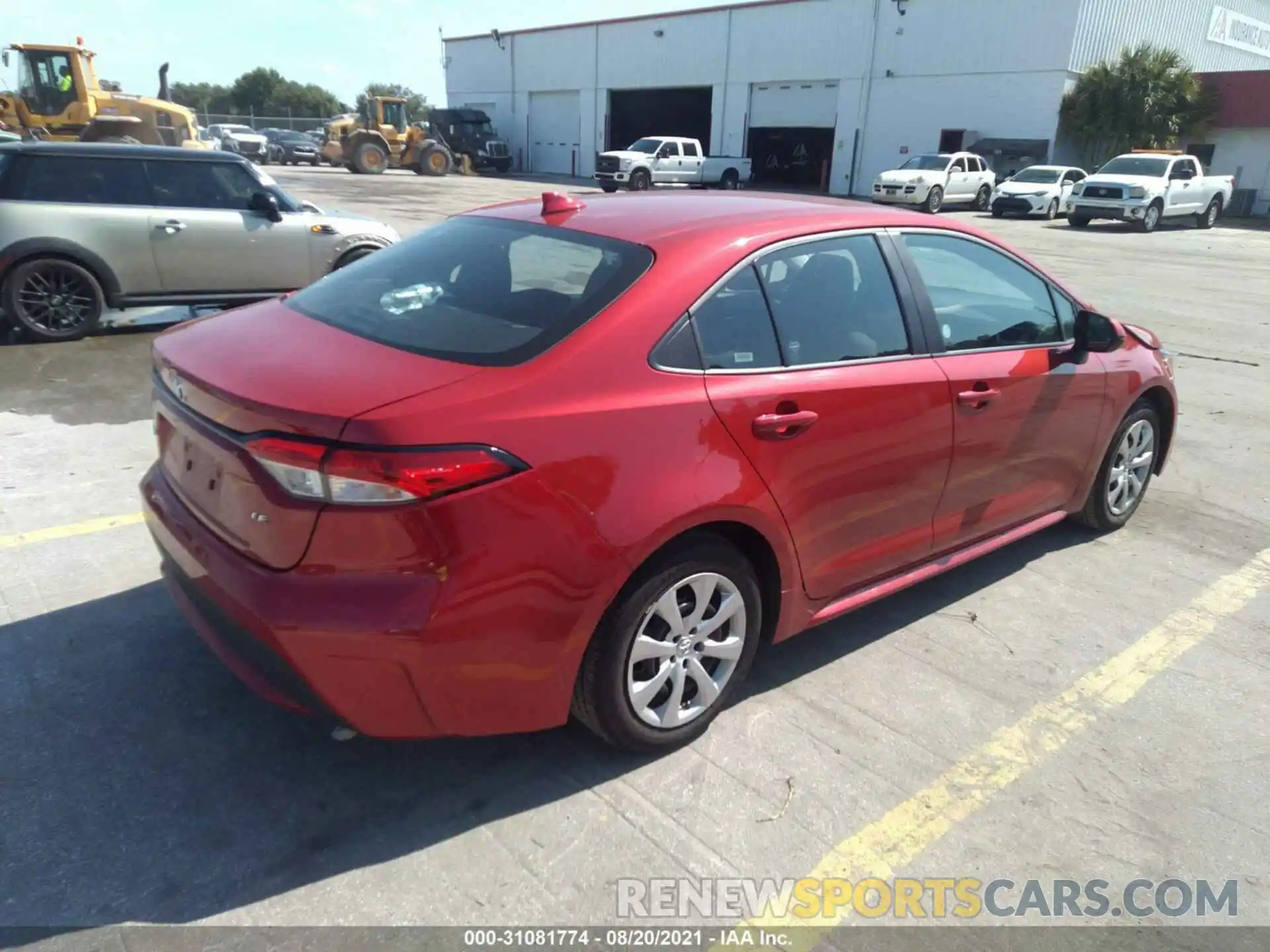 4 Photograph of a damaged car 5YFEPMAEXMP216825 TOYOTA COROLLA 2021