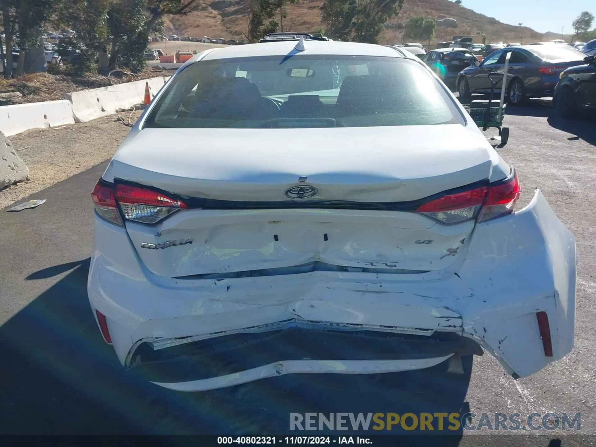 16 Photograph of a damaged car 5YFEPMAEXMP217327 TOYOTA COROLLA 2021