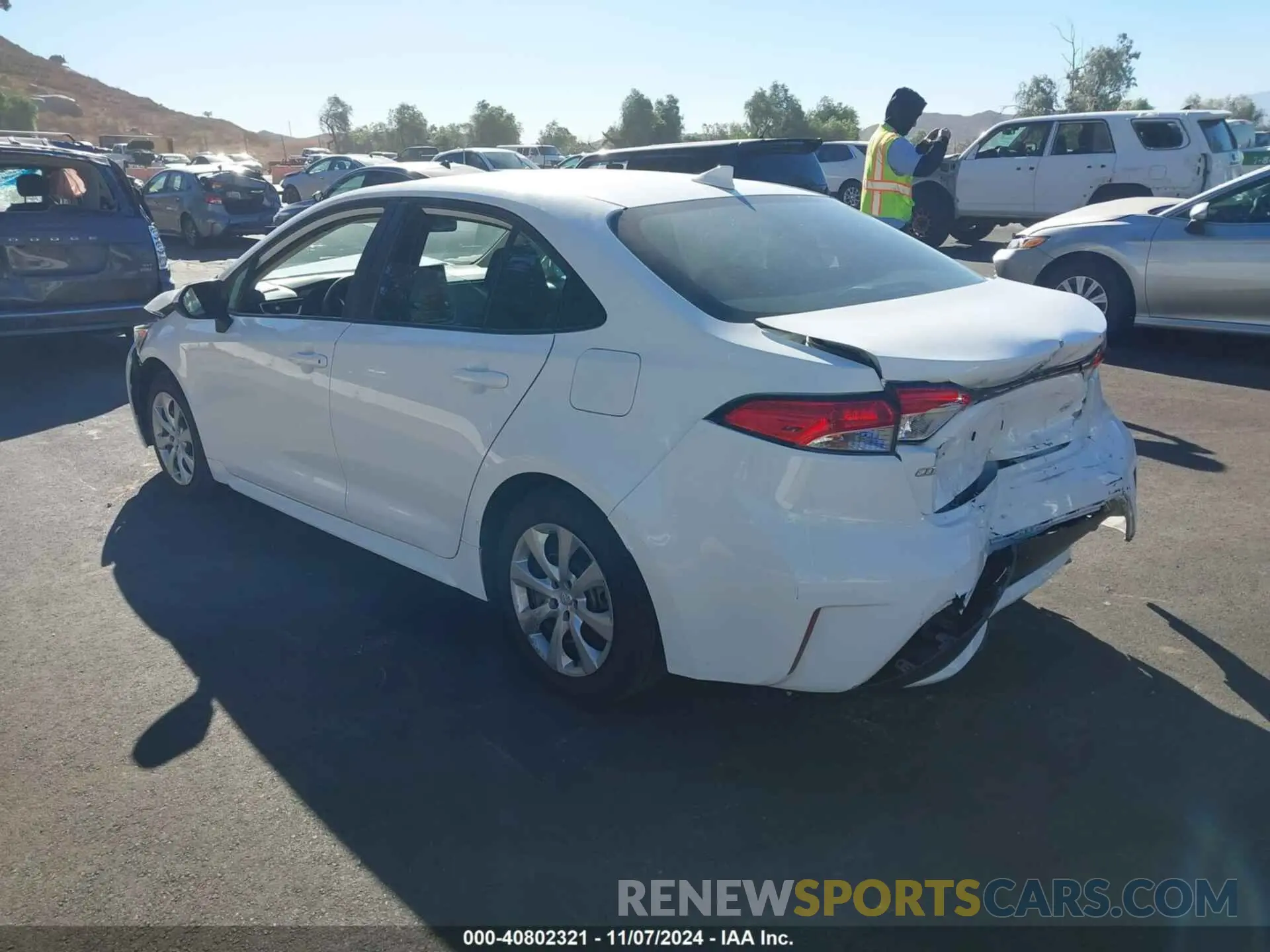 3 Photograph of a damaged car 5YFEPMAEXMP217327 TOYOTA COROLLA 2021
