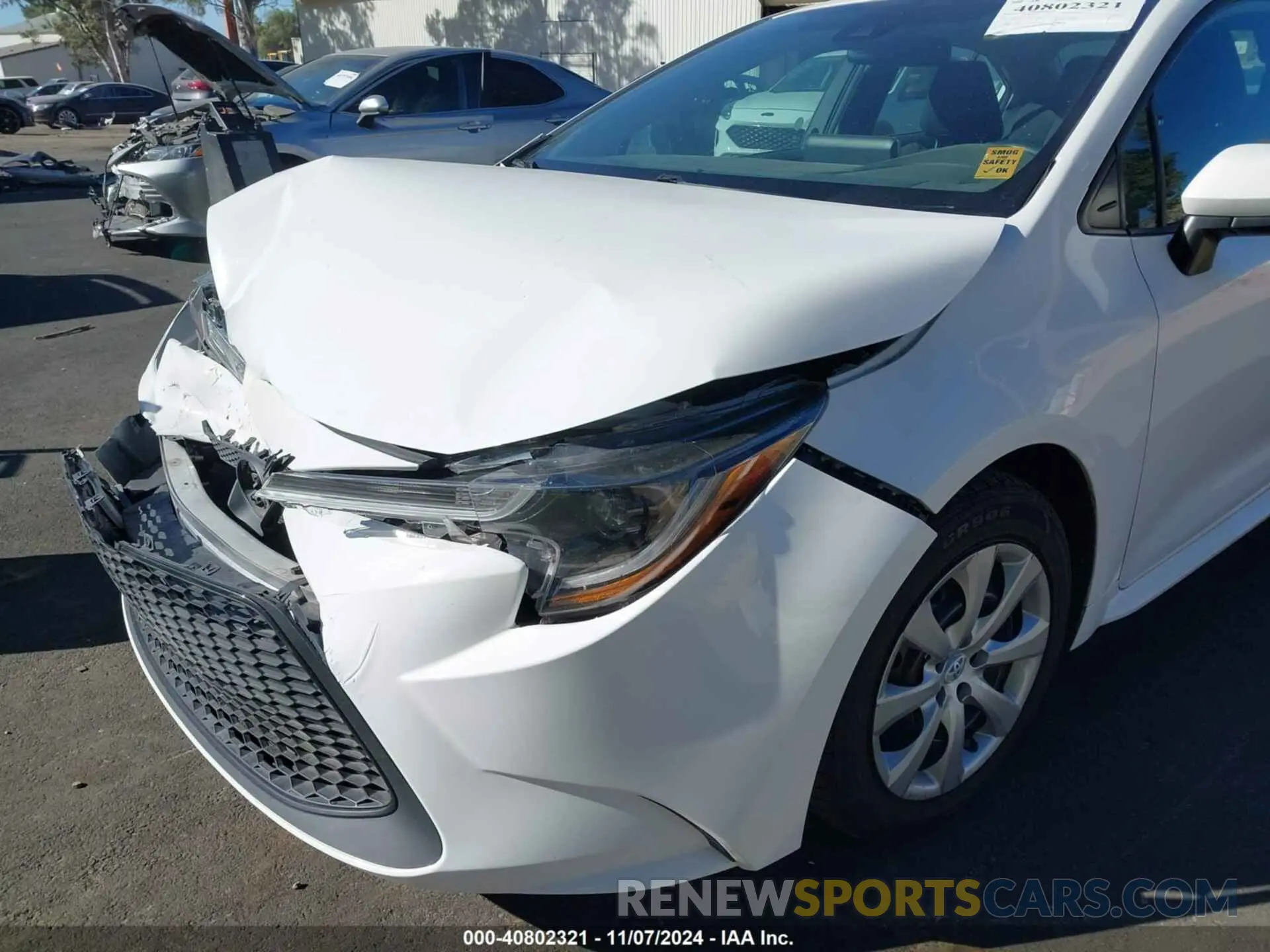 6 Photograph of a damaged car 5YFEPMAEXMP217327 TOYOTA COROLLA 2021