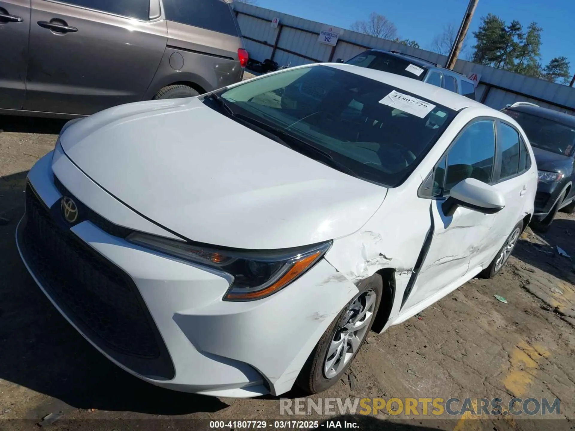 2 Photograph of a damaged car 5YFEPMAEXMP218008 TOYOTA COROLLA 2021