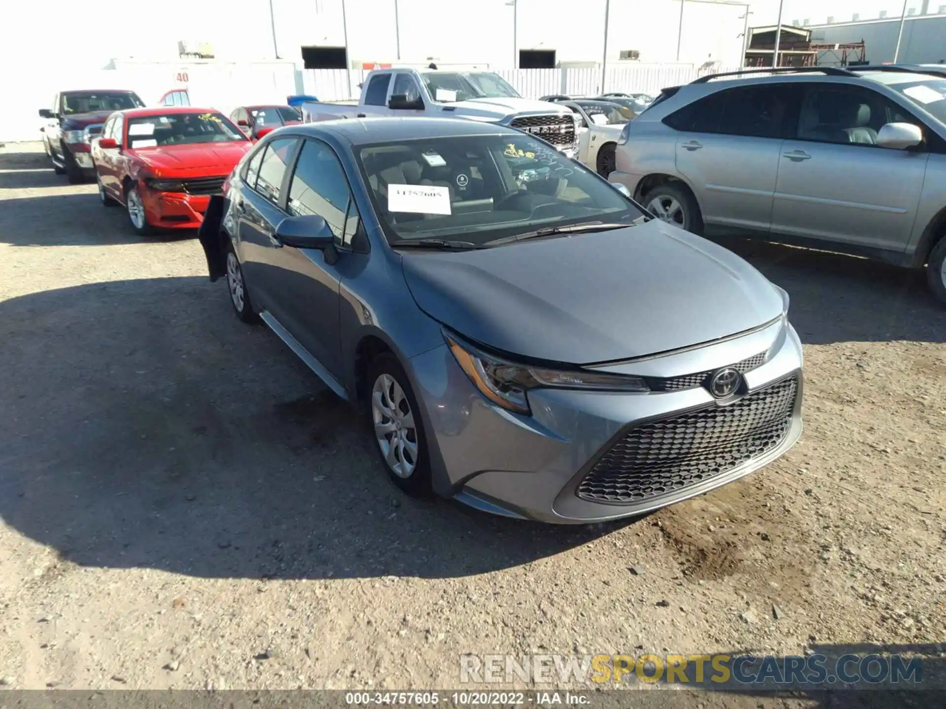 1 Photograph of a damaged car 5YFEPMAEXMP218493 TOYOTA COROLLA 2021