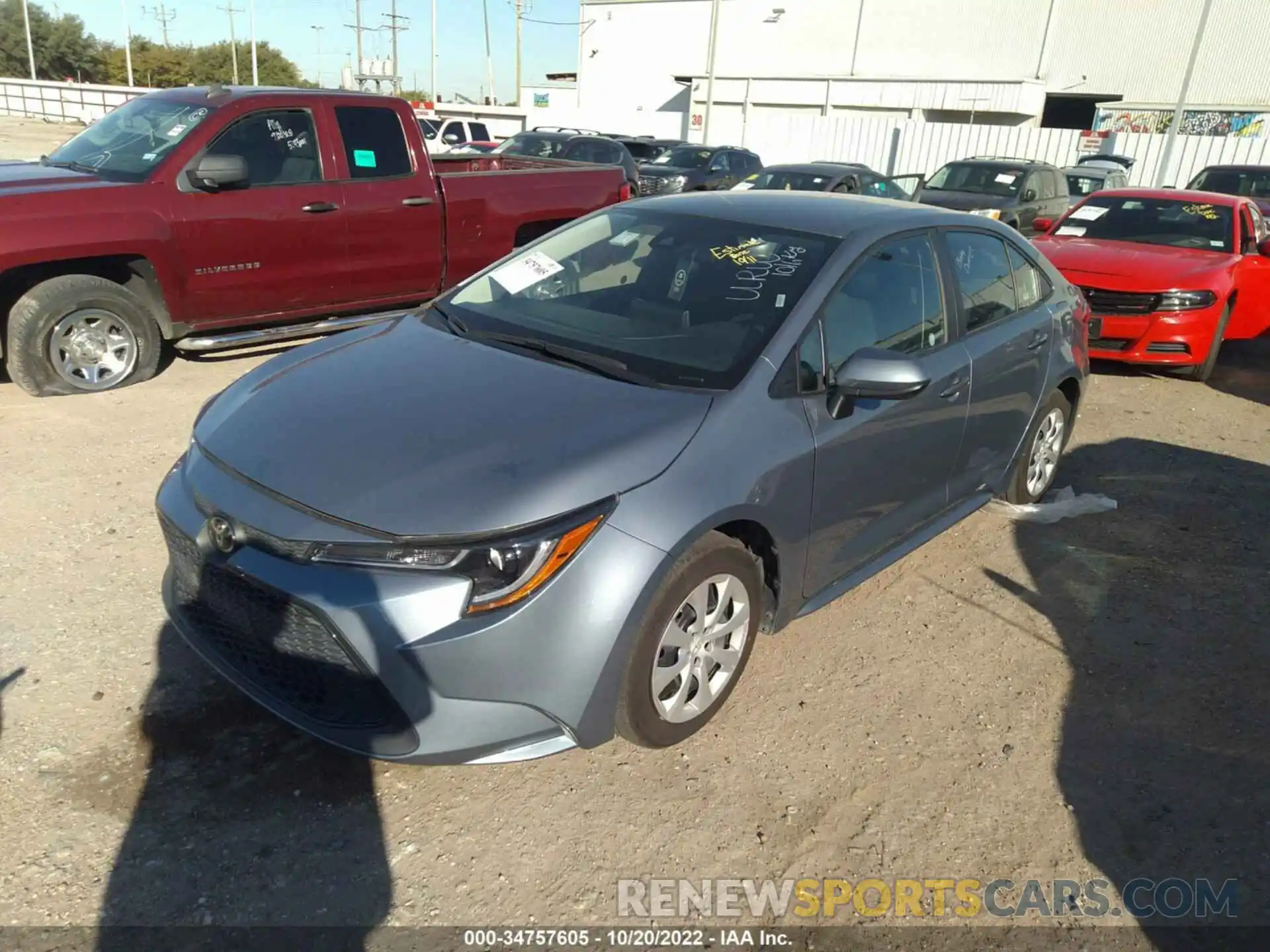 2 Photograph of a damaged car 5YFEPMAEXMP218493 TOYOTA COROLLA 2021