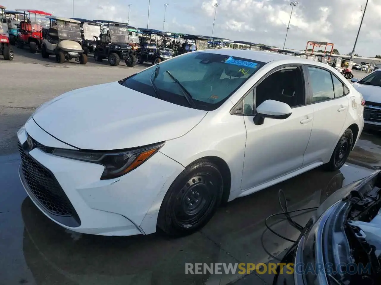 1 Photograph of a damaged car 5YFEPMAEXMP218803 TOYOTA COROLLA 2021