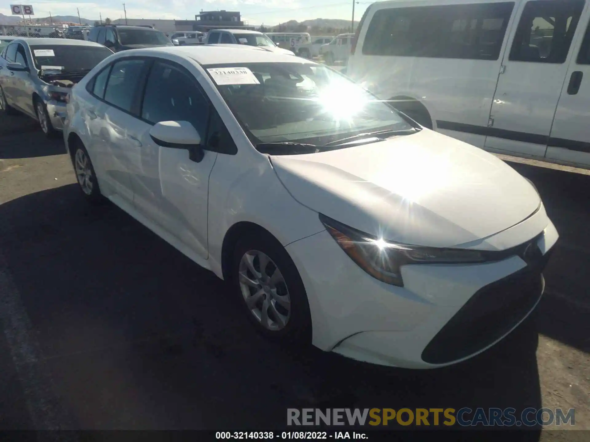 1 Photograph of a damaged car 5YFEPMAEXMP218901 TOYOTA COROLLA 2021