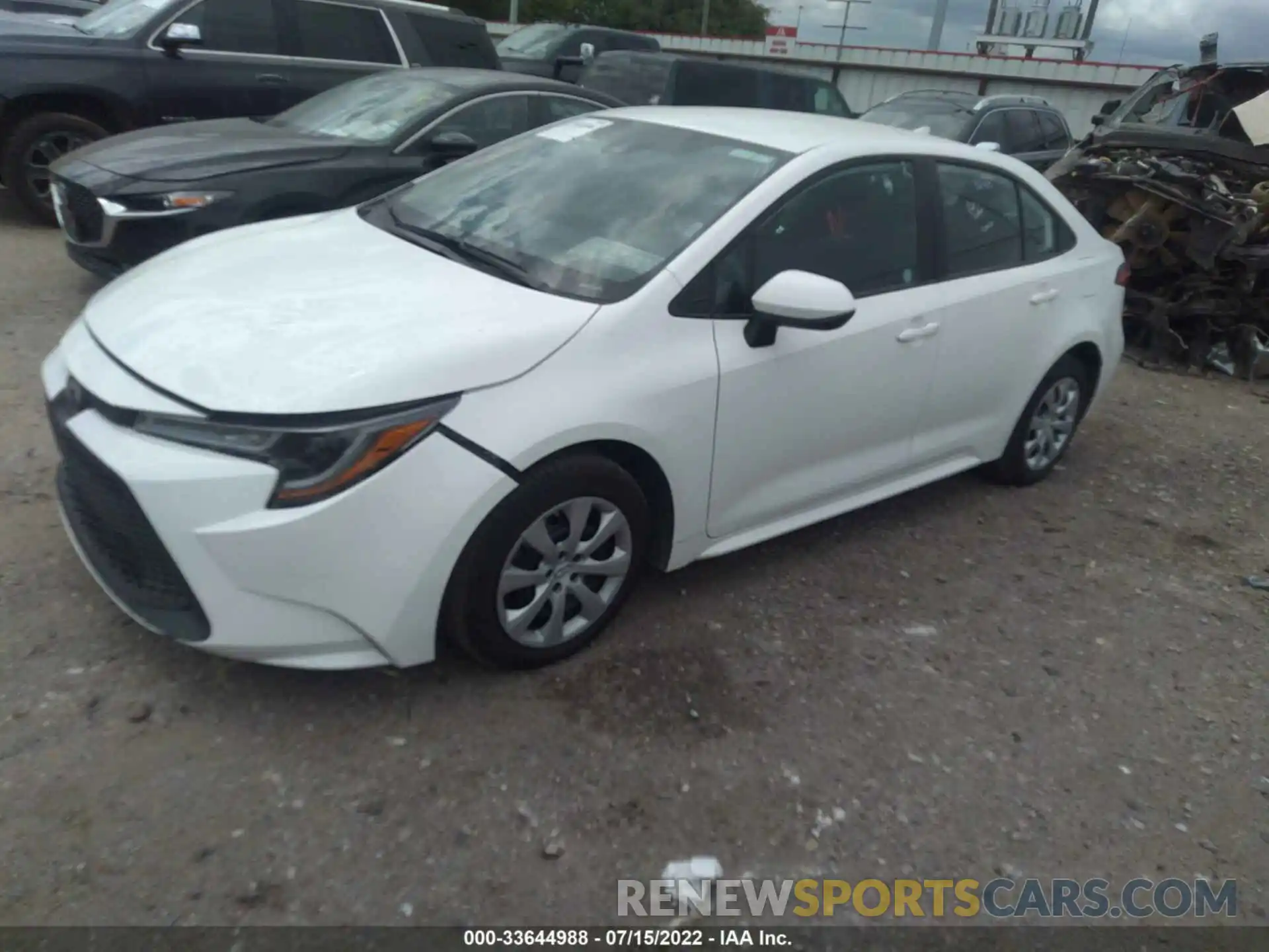 2 Photograph of a damaged car 5YFEPMAEXMP221717 TOYOTA COROLLA 2021