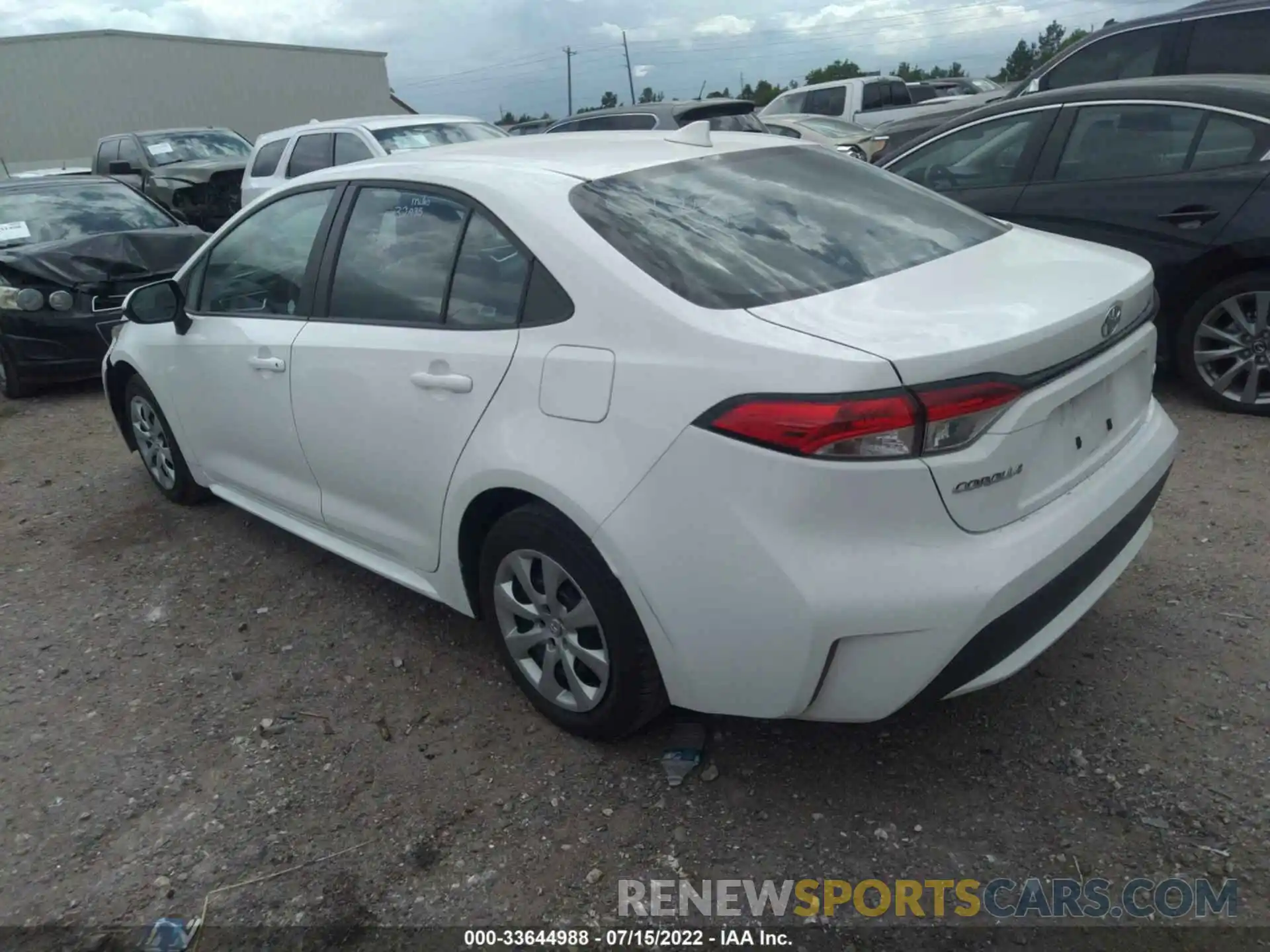 3 Photograph of a damaged car 5YFEPMAEXMP221717 TOYOTA COROLLA 2021