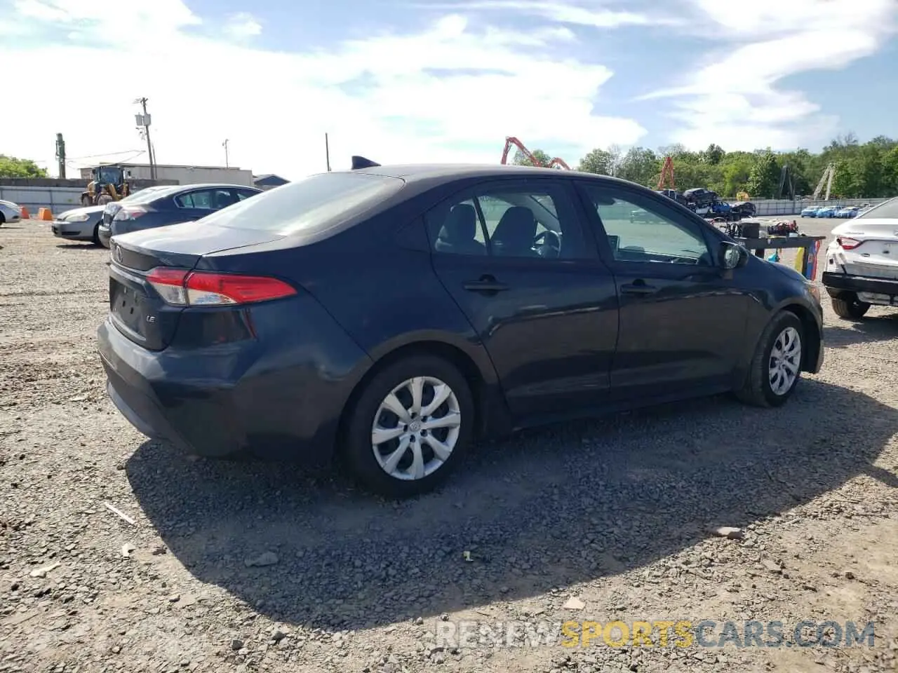 3 Photograph of a damaged car 5YFEPMAEXMP223208 TOYOTA COROLLA 2021