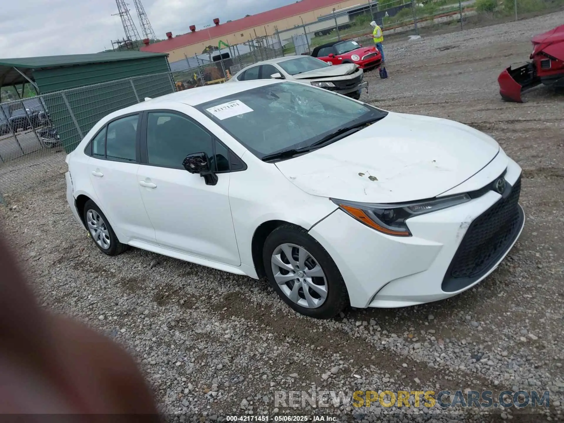 1 Photograph of a damaged car 5YFEPMAEXMP223354 TOYOTA COROLLA 2021