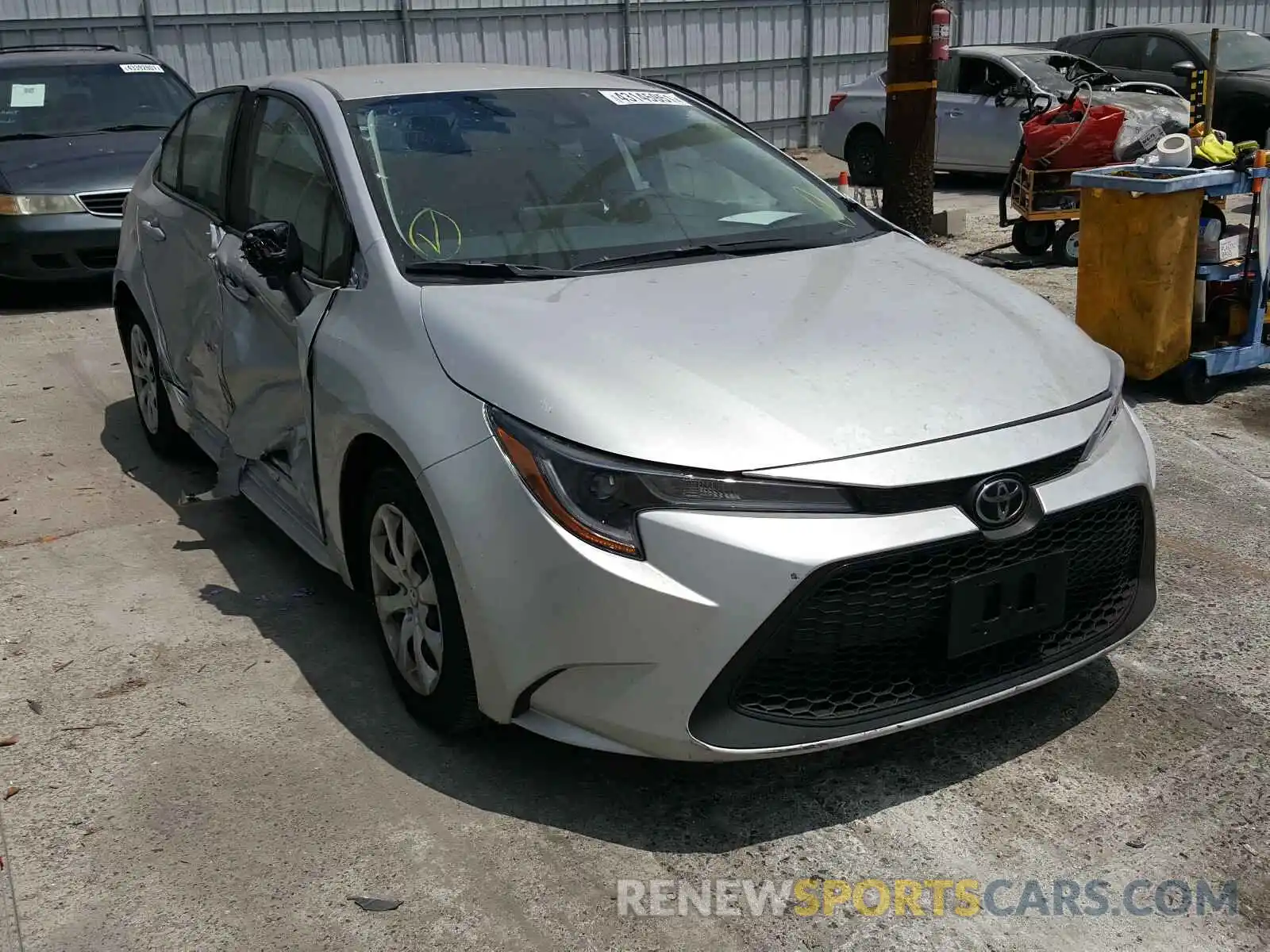 1 Photograph of a damaged car 5YFEPMAEXMP223631 TOYOTA COROLLA 2021