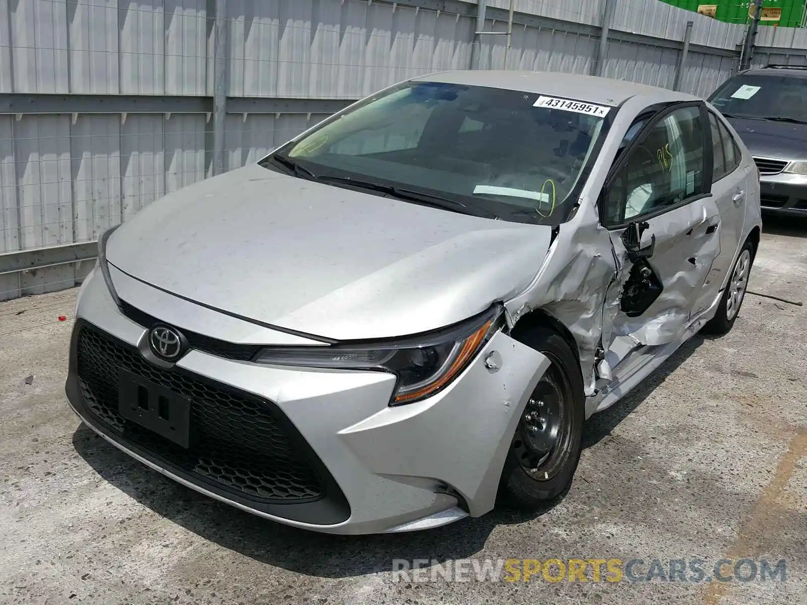 2 Photograph of a damaged car 5YFEPMAEXMP223631 TOYOTA COROLLA 2021